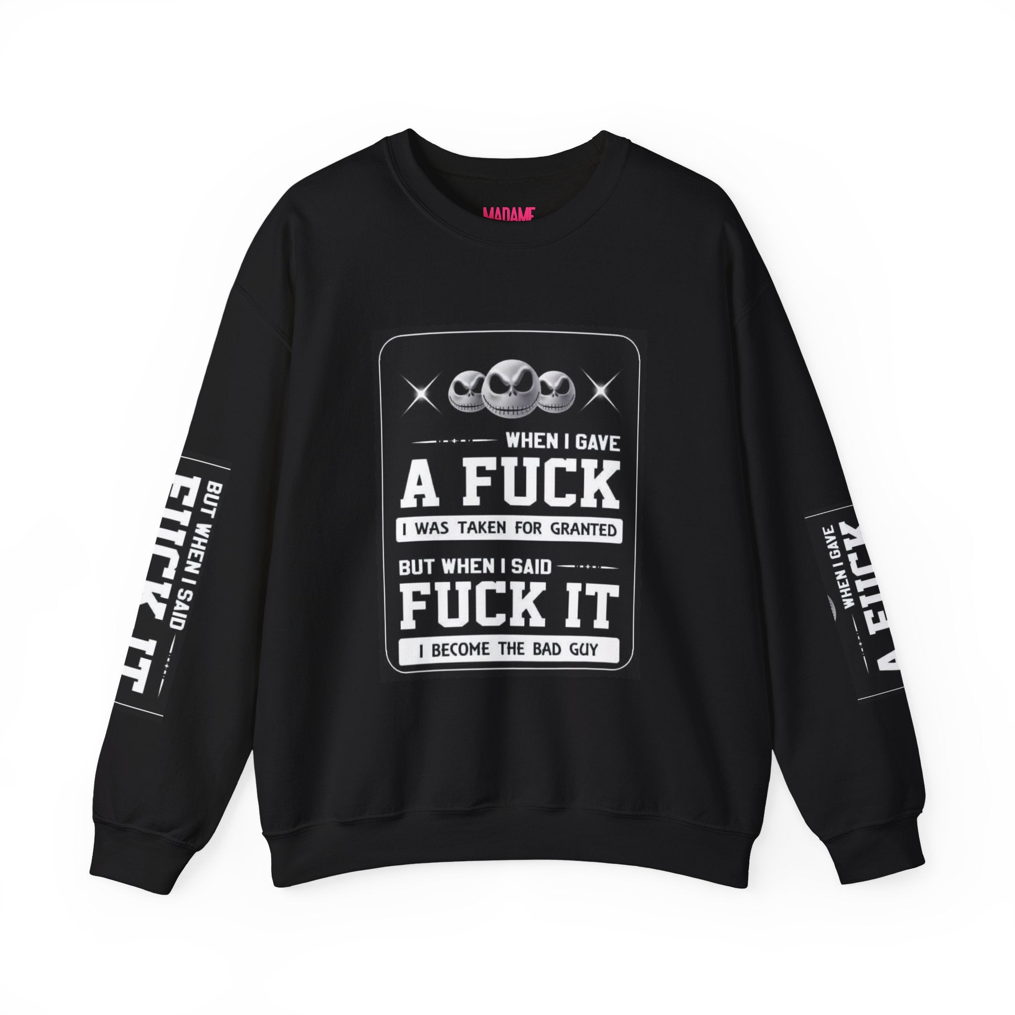 When I Gave a Statement Crewneck Sweatshirt Graphic Sweatshirt, Funny Casual Wear, Gift for Halloween, Unisex Sweater, Sarcasm Fans Apparel