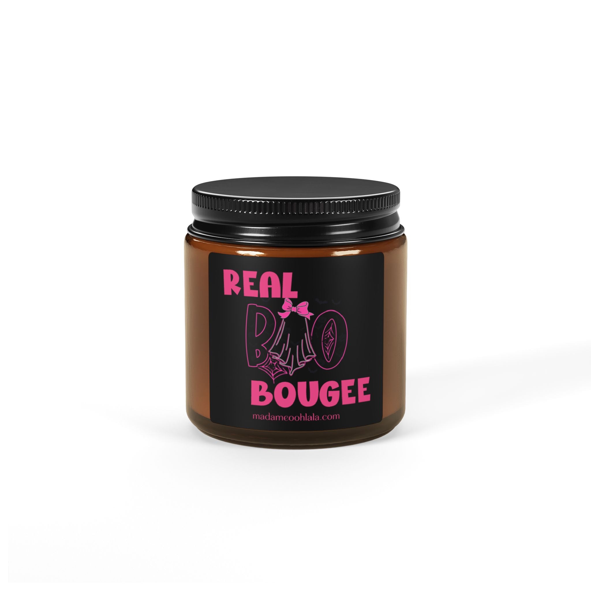 Scented Soy Candle - "Real Bougee" - Cozy Home Decor, Aromatherapy Gift, Unique Candle for Self-Care, Birthday Present, Relaxing Atmosphere