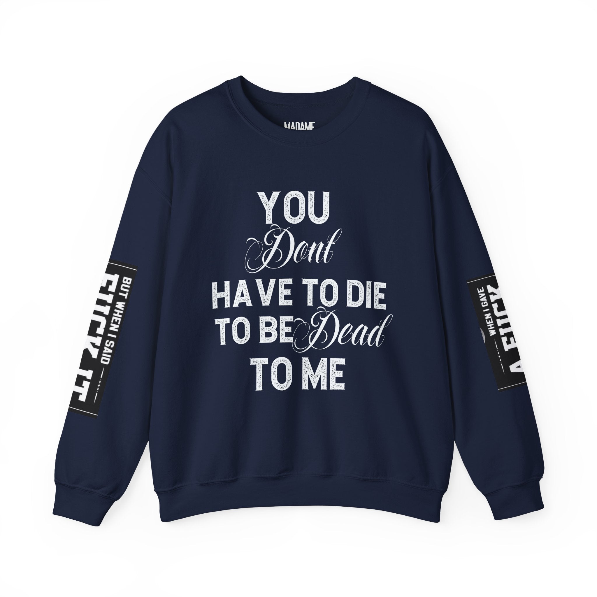 Do Not Understimate Me  Dark Funny Quote Jumper, Sarcastic Unisex Pullover, Edgy Graphic Sweater, Alternative Streetwear Top Grunge Clothin