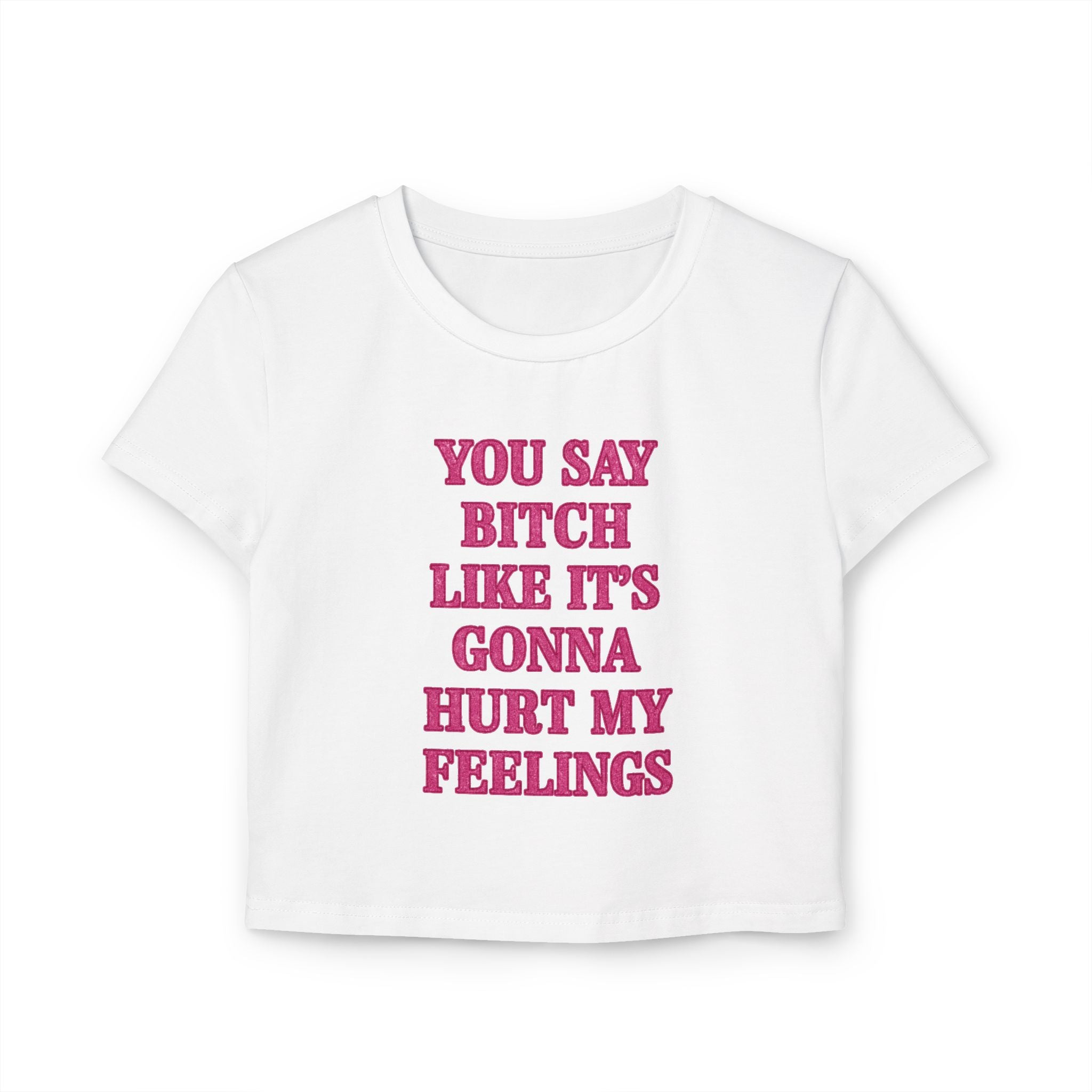 Sassy Women's Baby Tee: Trendy Graphic Crop Top, Perfect for Casual Wear, Self-Expression, Gifts, Birthdays, Girls Night Out