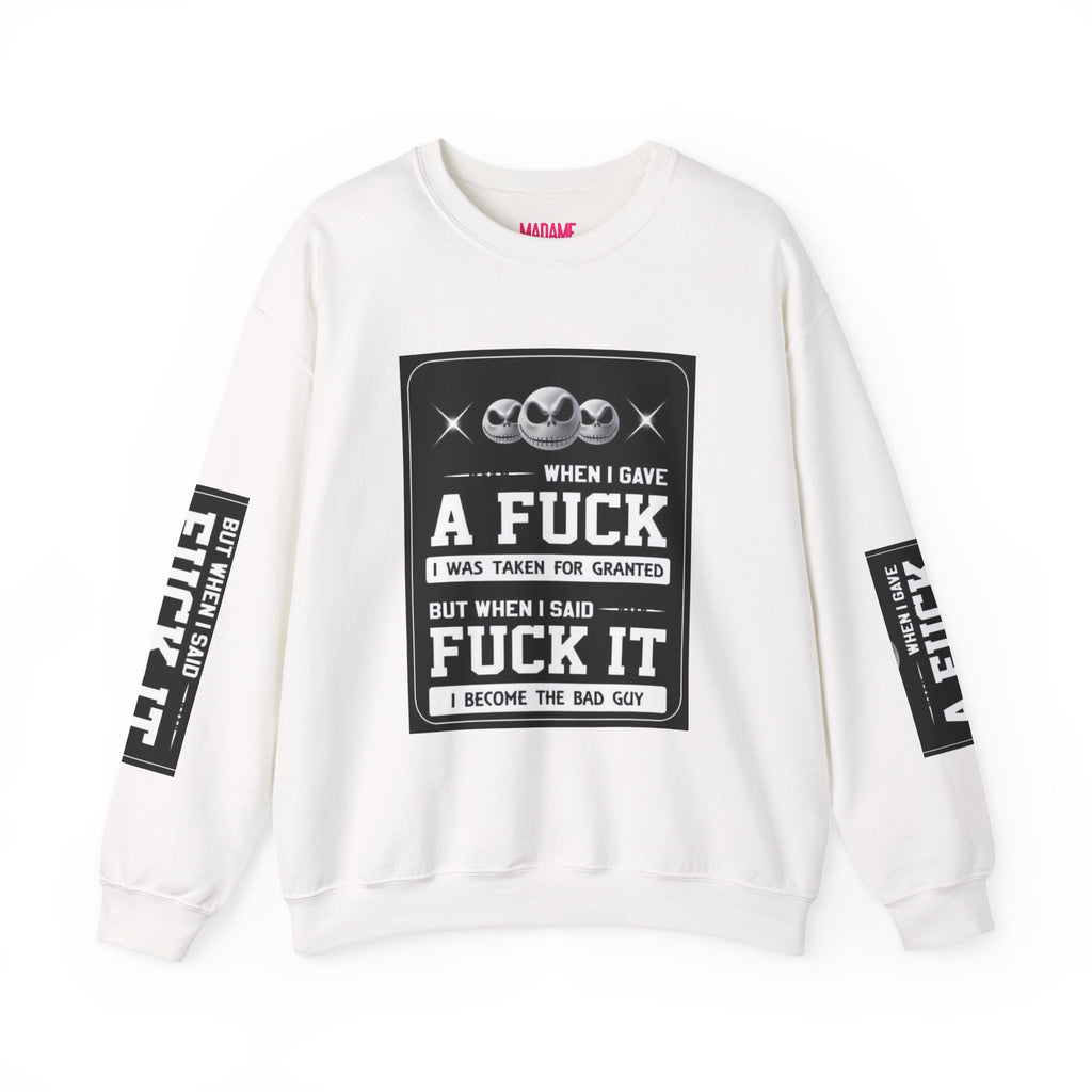 When I Gave a Statement Crewneck Sweatshirt Graphic Sweatshirt, Funny Casual Wear, Gift for Halloween, Unisex Sweater, Sarcasm Fans Apparel