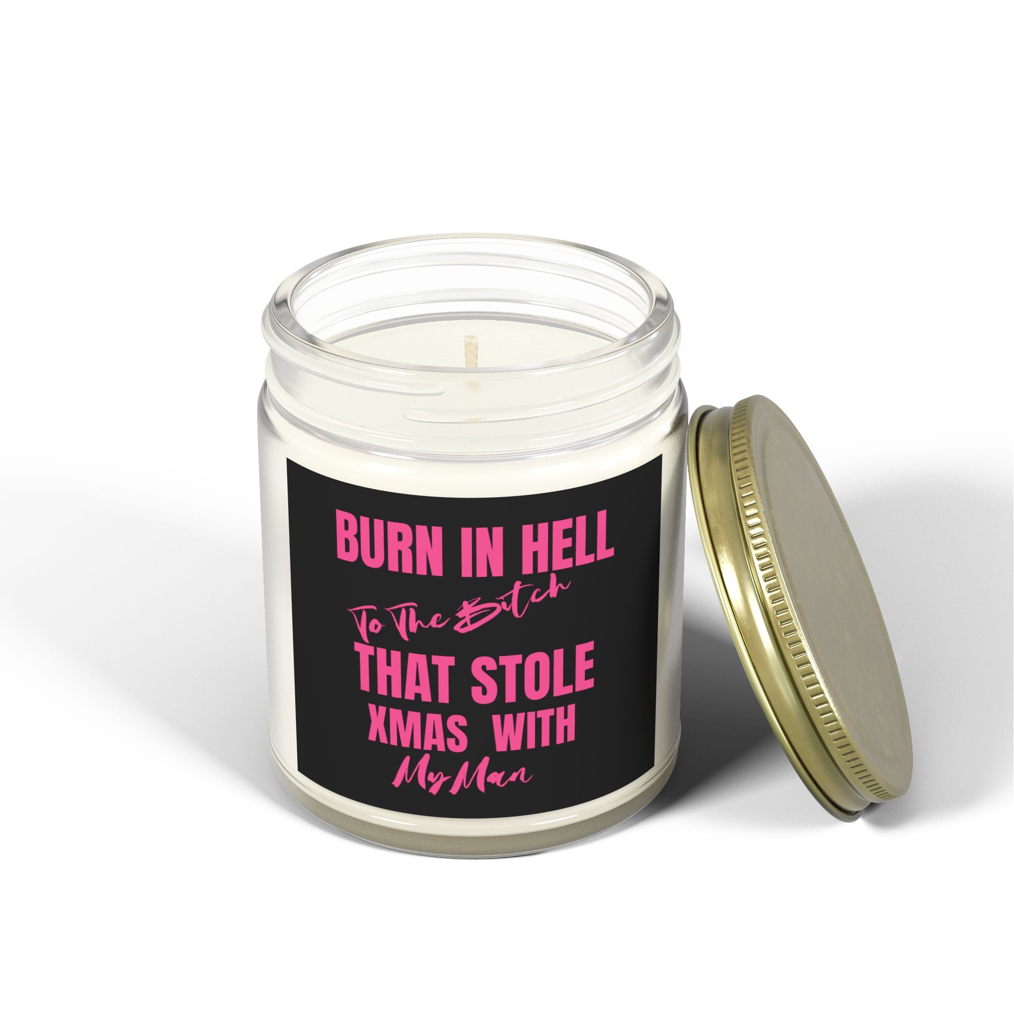 Revenge Scented Candles, Burn in Hell to the Bitch That stole My Man featuring, Natural Wax, Funny Candle, Revenge