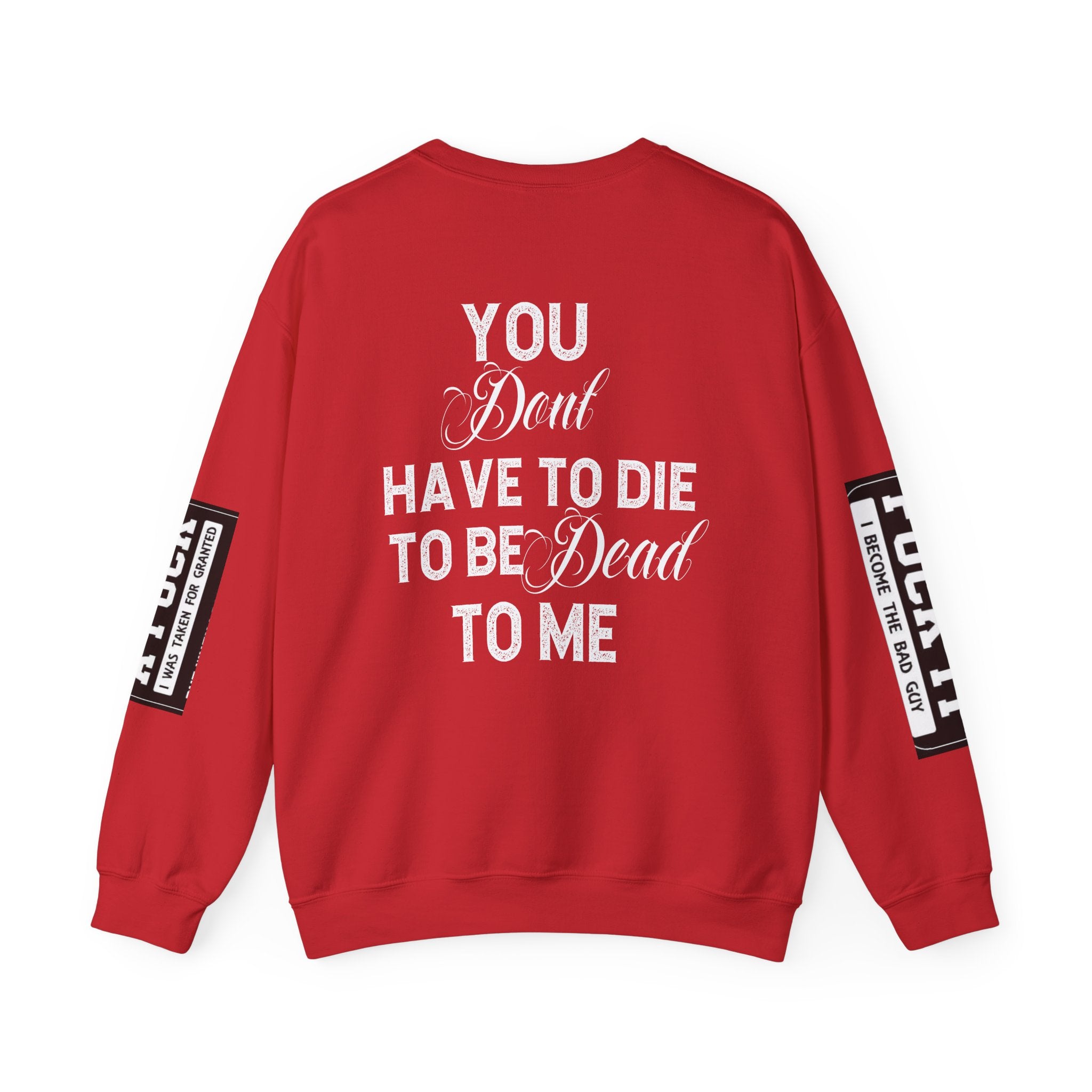 Gothic Sweatshirt, Dark Funny Quote Jumper, Sarcastic Unisex Pullover, Edgy Graphic Sweater, Alternative Streetwear Top, Grunge Clothing,
