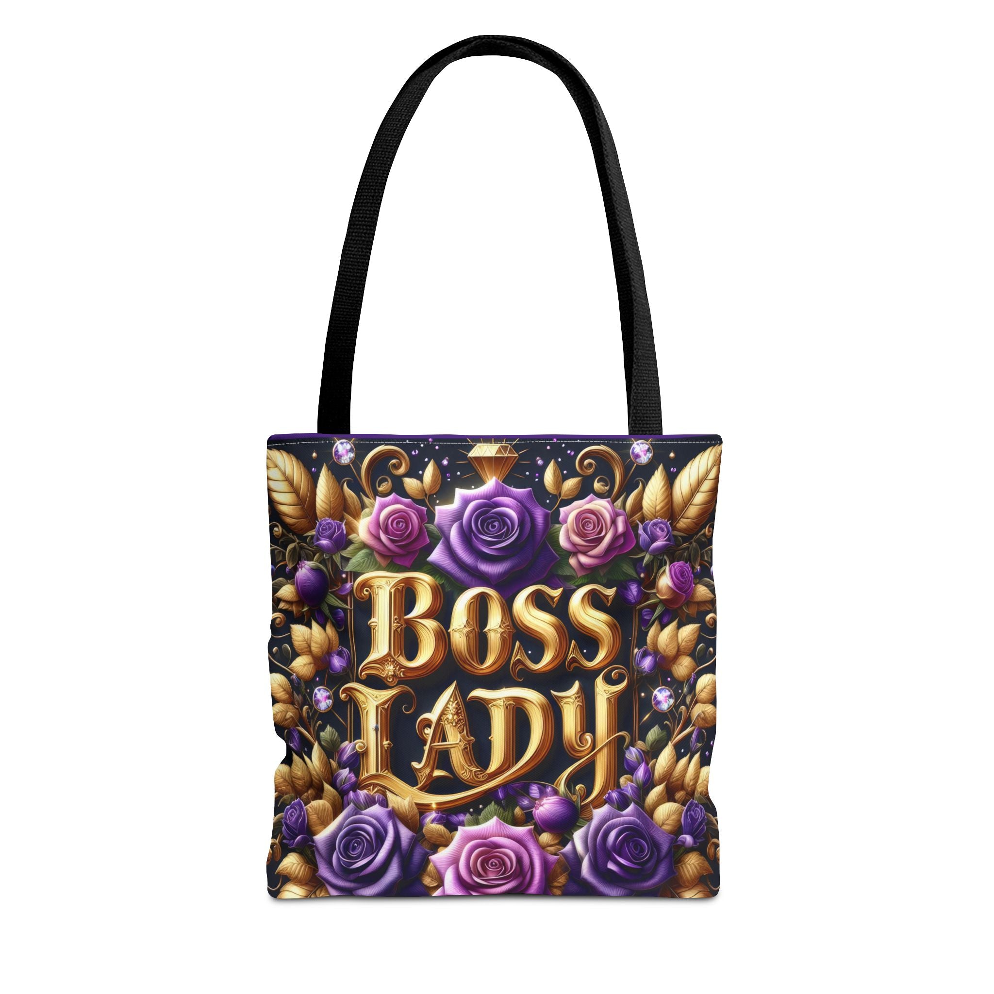 Boss Lady Tote Bag - Stylish Accessory for Empowered Women, Gift for Her, Floral Design, Everyday Use, Business and Casual Chic
