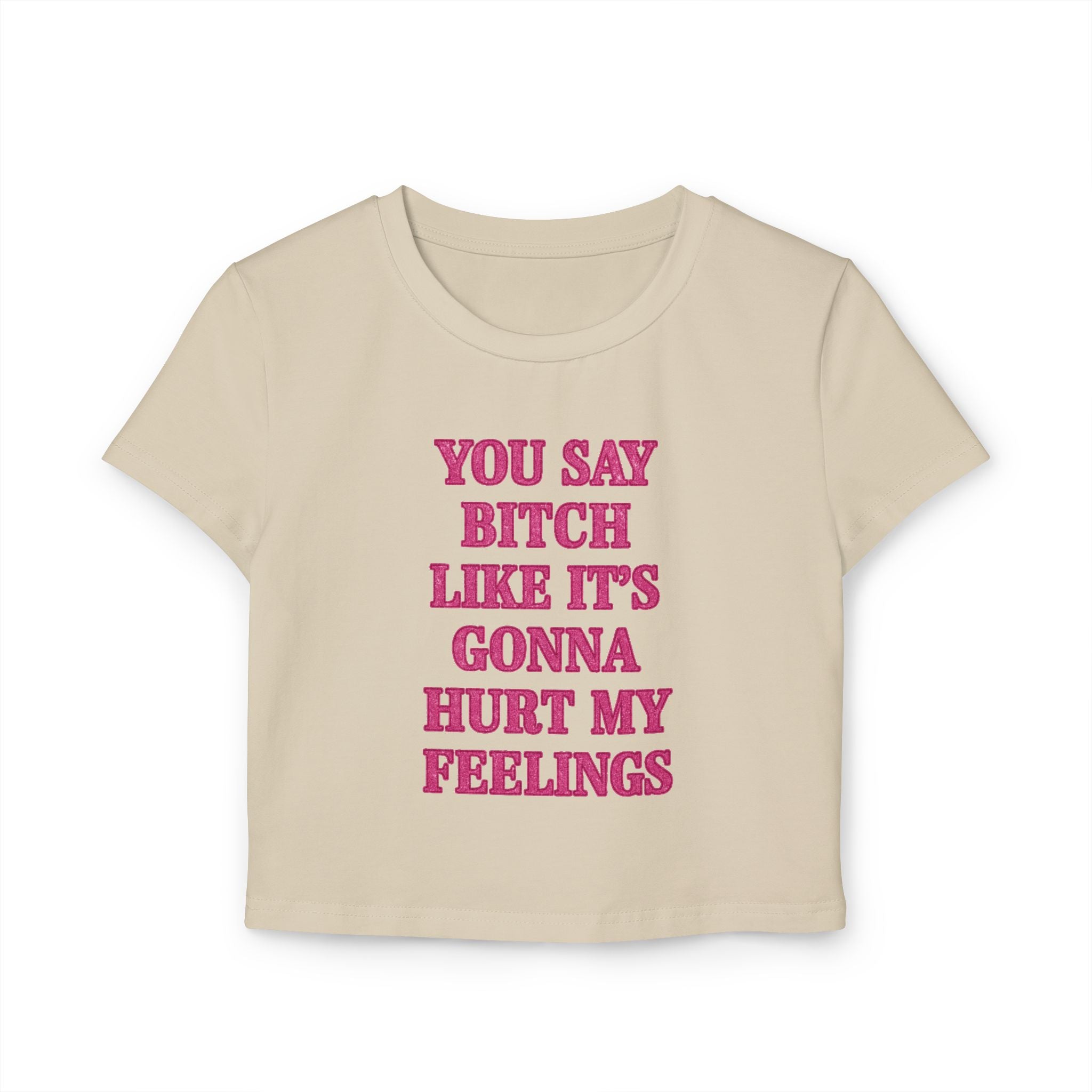 Sassy Women's Baby Tee: Trendy Graphic Crop Top, Perfect for Casual Wear, Self-Expression, Gifts, Birthdays, Girls Night Out