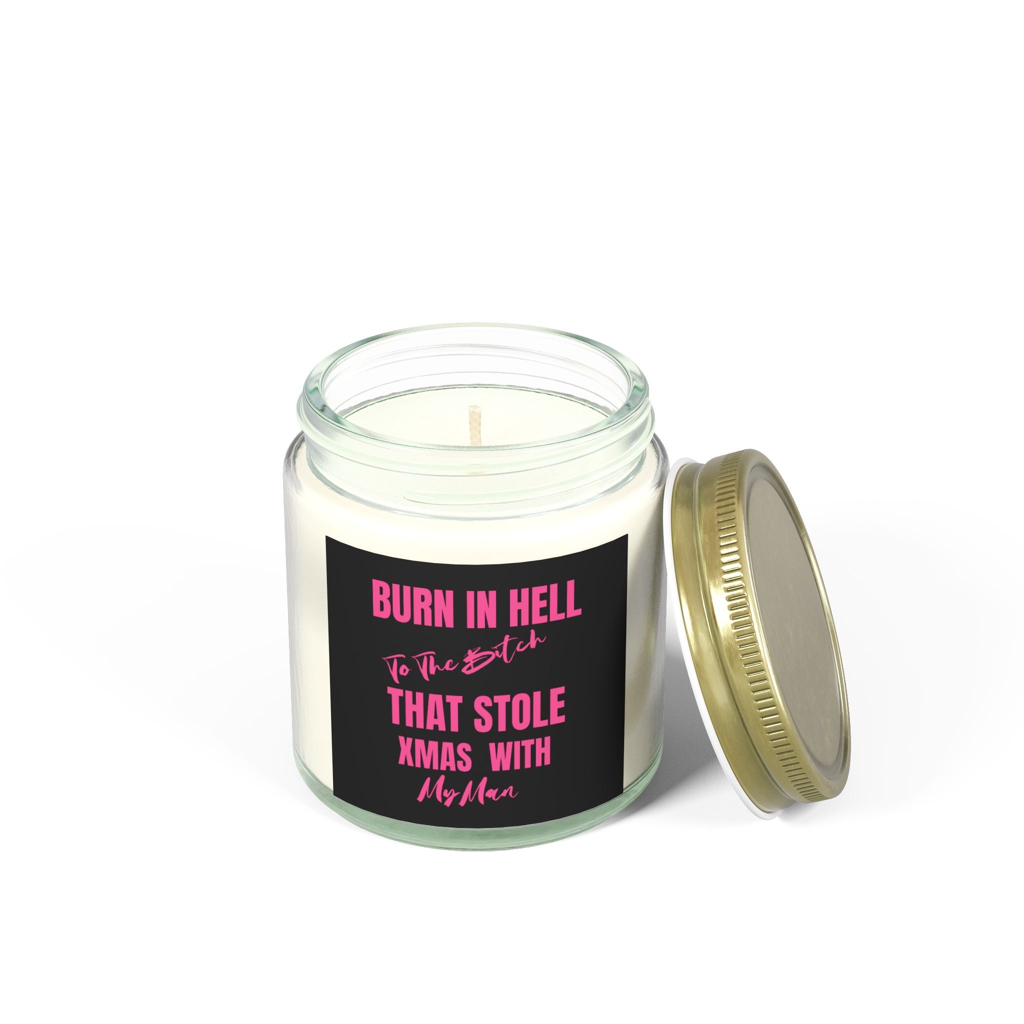 Revenge Scented Candles, Burn in Hell to the Bitch That stole My Man featuring, Natural Wax, Funny Candle, Revenge