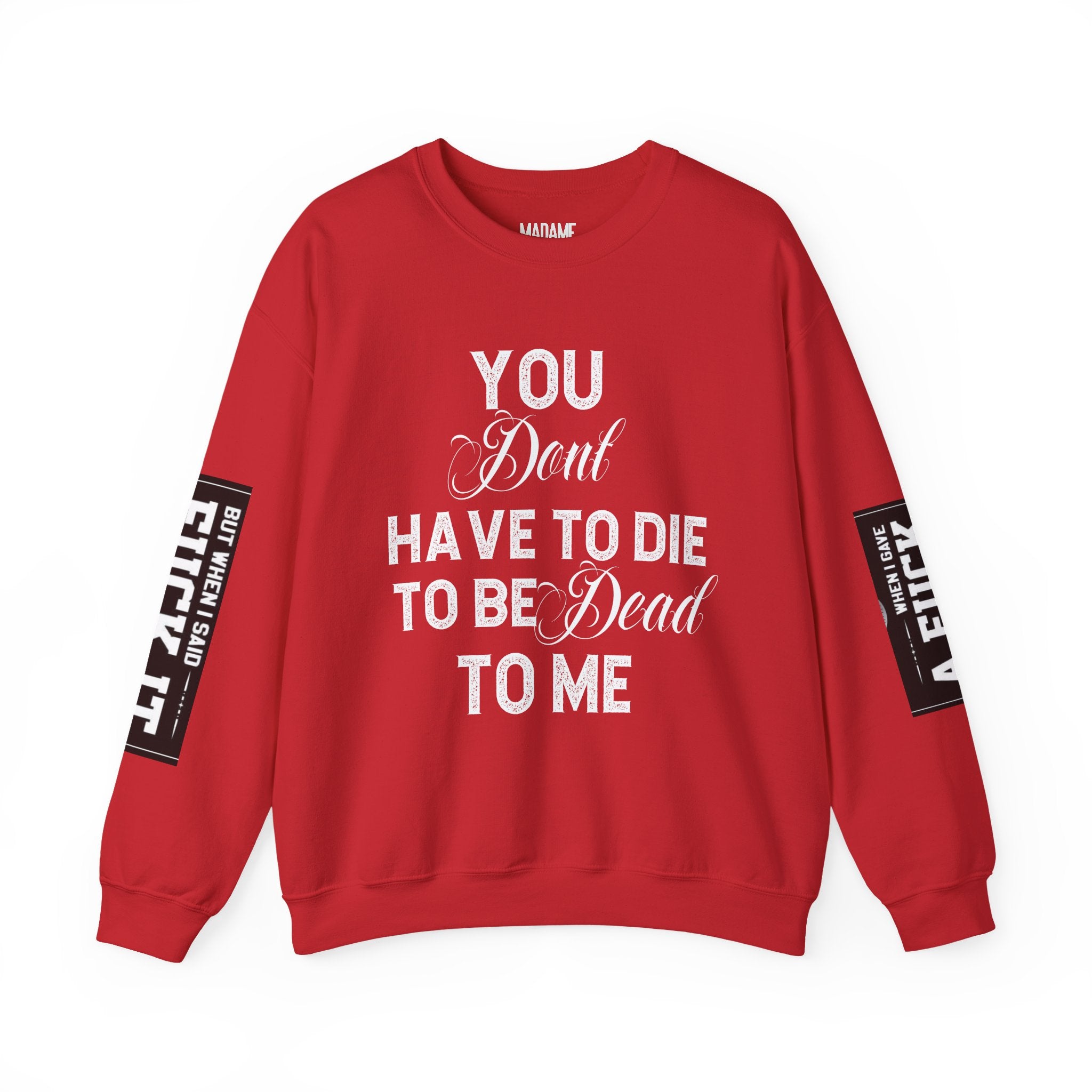 Gothic Sweatshirt, Dark Funny Quote Jumper, Sarcastic Unisex Pullover, Edgy Graphic Sweater, Alternative Streetwear Top, Grunge Clothing,