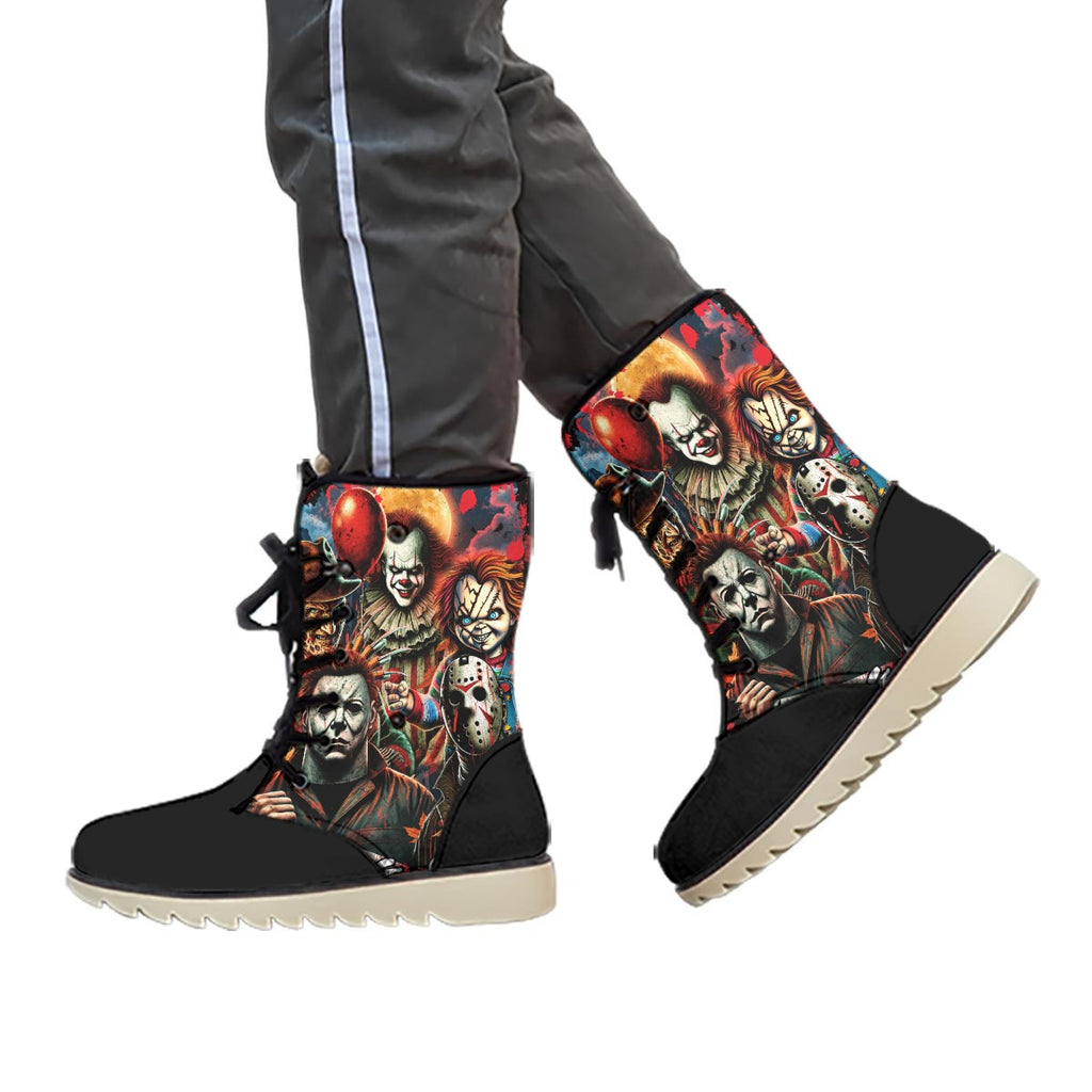 Retro Horror FRIENDS Women's Plush Boots