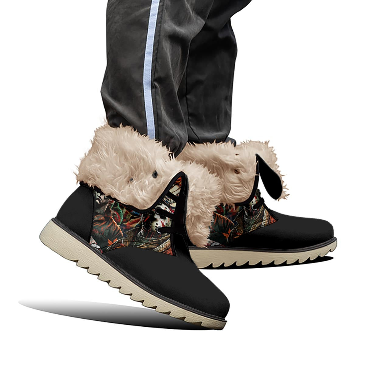 Retro Horror FRIENDS Women's Plush Boots