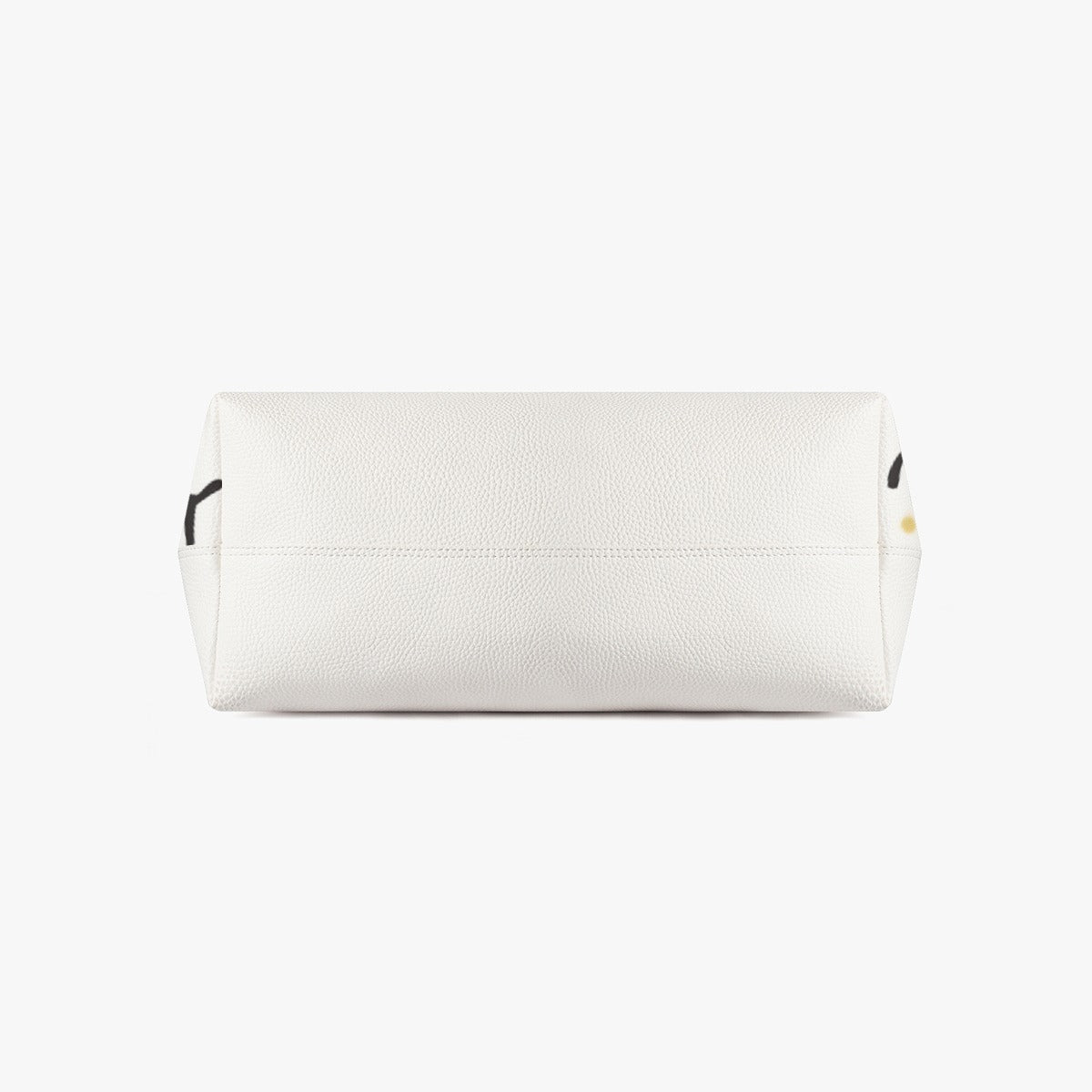 Retro FRIENDS White PU Leather Tote Bag