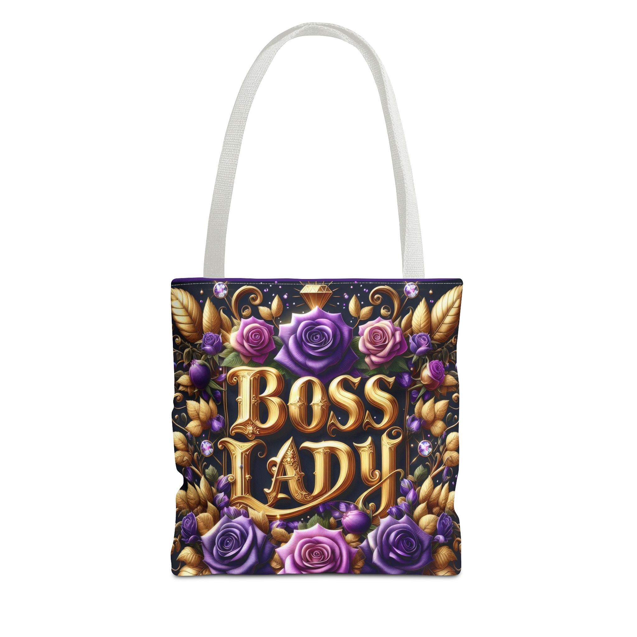 Boss Lady Tote Bag - Stylish Accessory for Empowered Women, Gift for Her, Floral Design, Everyday Use, Business and Casual Chic
