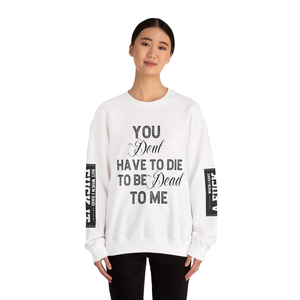 Gothic Sweatshirt, Dark Funny Quote Jumper, Sarcastic Unisex Pullover, Edgy Graphic Sweater, Alternative Streetwear Top, Grunge Clothing,
