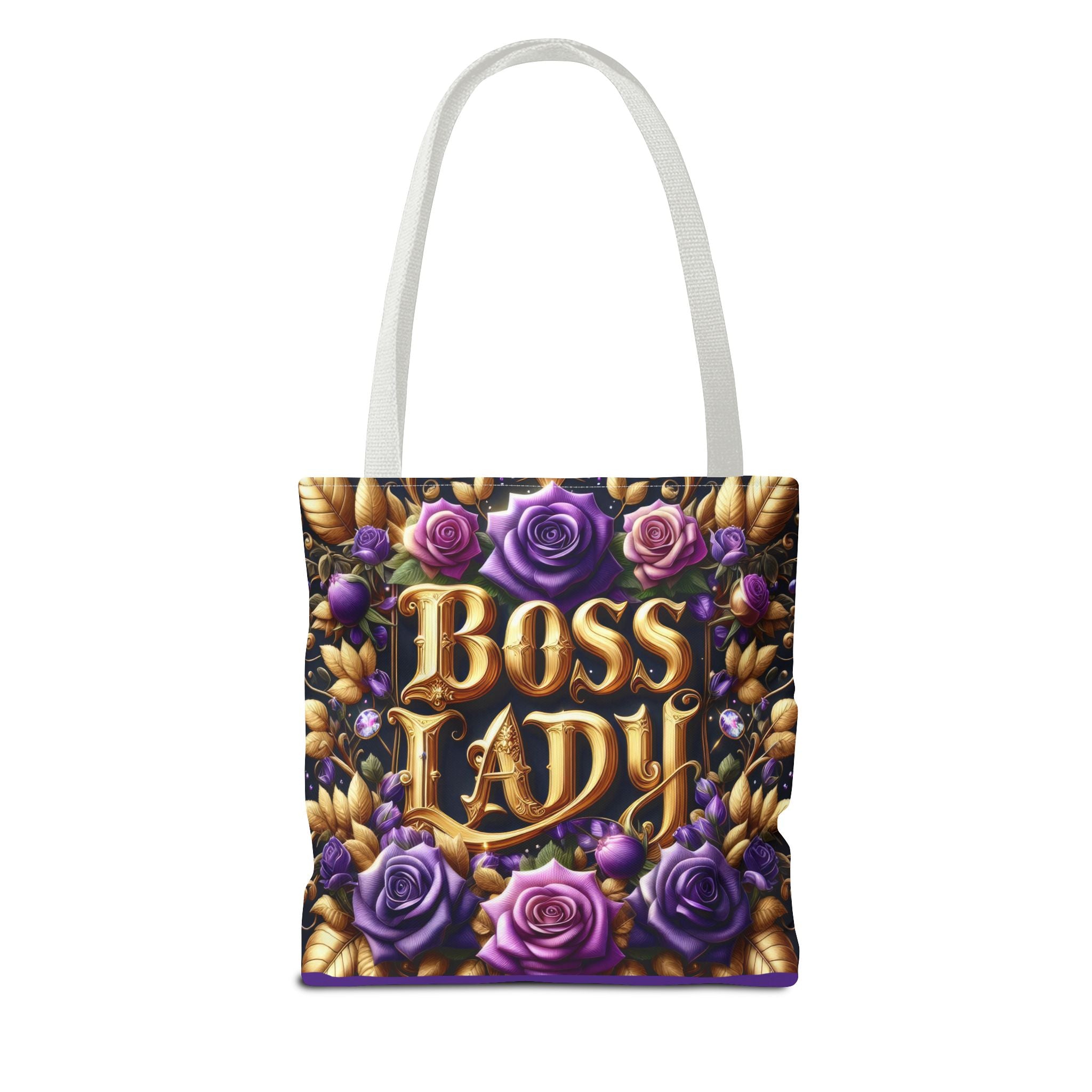 Boss Lady Tote Bag - Stylish Accessory for Empowered Women, Gift for Her, Floral Design, Everyday Use, Business and Casual Chic