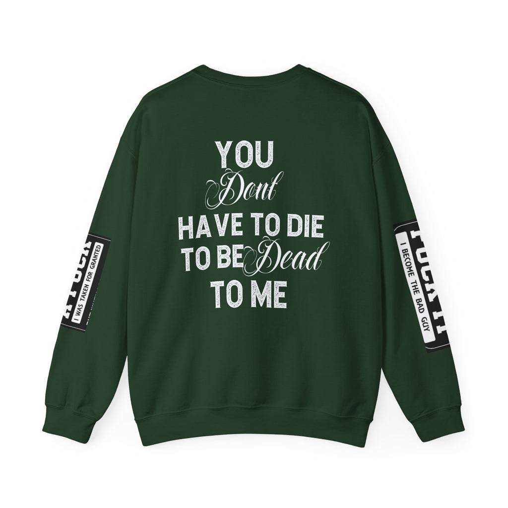 Gothic Sweatshirt, Dark Funny Quote Jumper, Sarcastic Unisex Pullover, Edgy Graphic Sweater, Alternative Streetwear Top, Grunge Clothing,