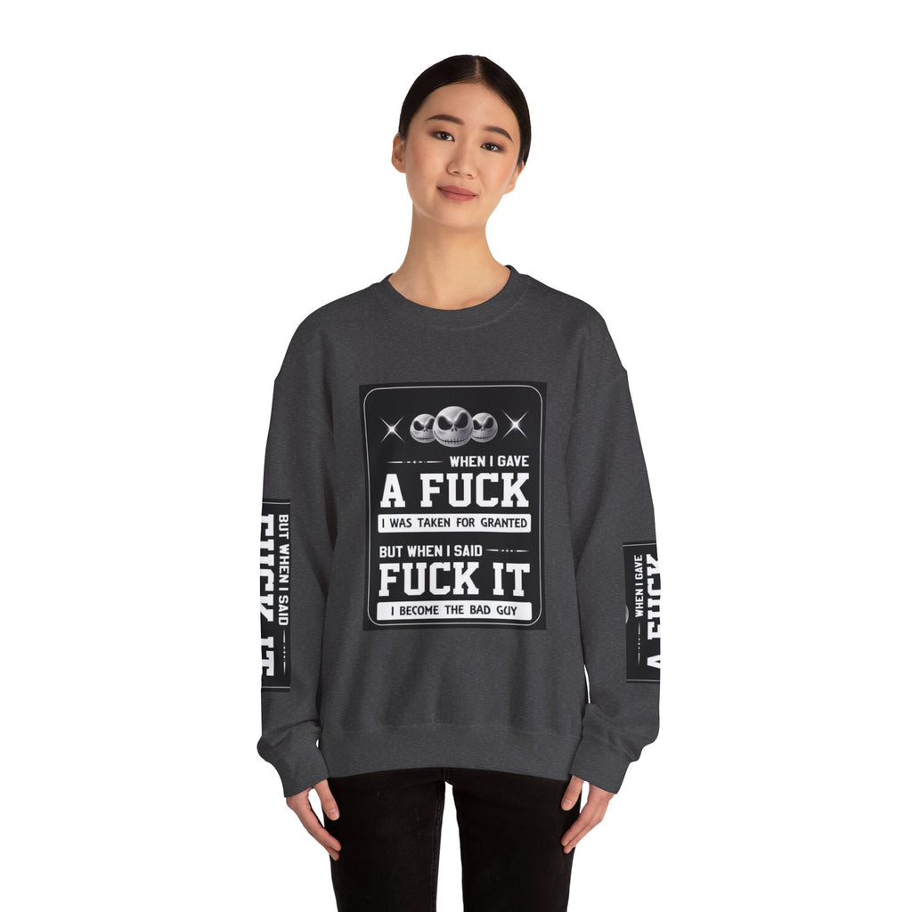 When I Gave a Statement Crewneck Sweatshirt Graphic Sweatshirt, Funny Casual Wear, Gift for Halloween, Unisex Sweater, Sarcasm Fans Apparel