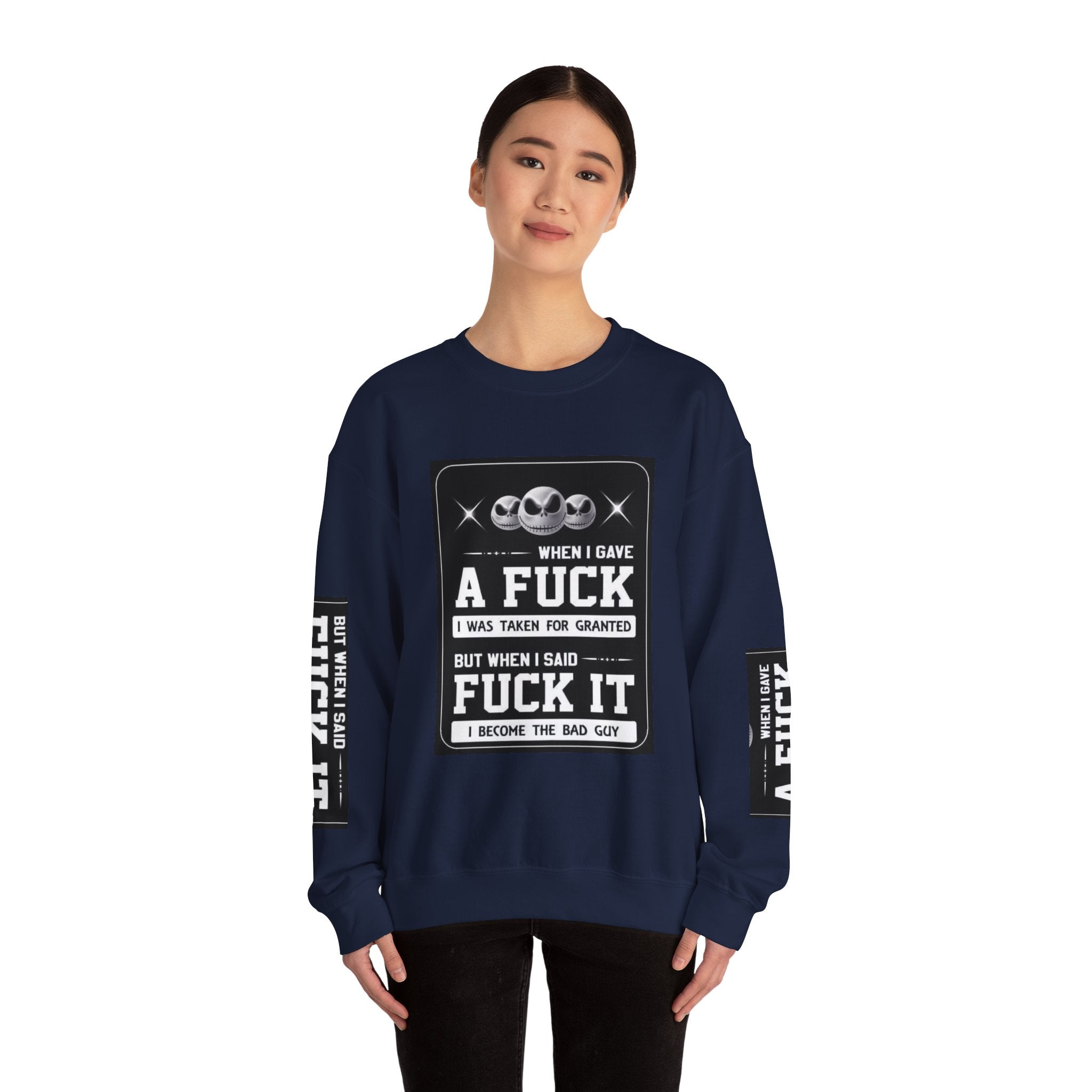 When I Gave a Statement Crewneck Sweatshirt Graphic Sweatshirt, Funny Casual Wear, Gift for Halloween, Unisex Sweater, Sarcasm Fans Apparel