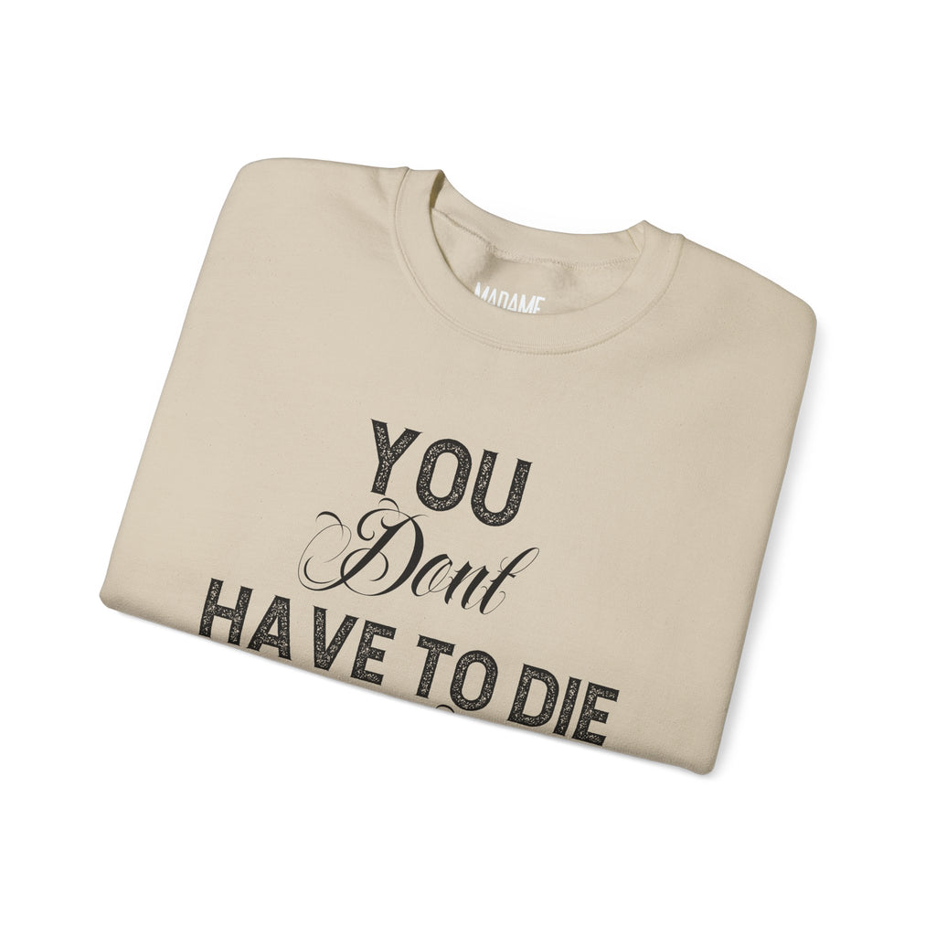 Gothic Sweatshirt, Dark Funny Quote Jumper, Sarcastic Unisex Pullover, Edgy Graphic Sweater, Alternative Streetwear Top, Grunge Clothing,