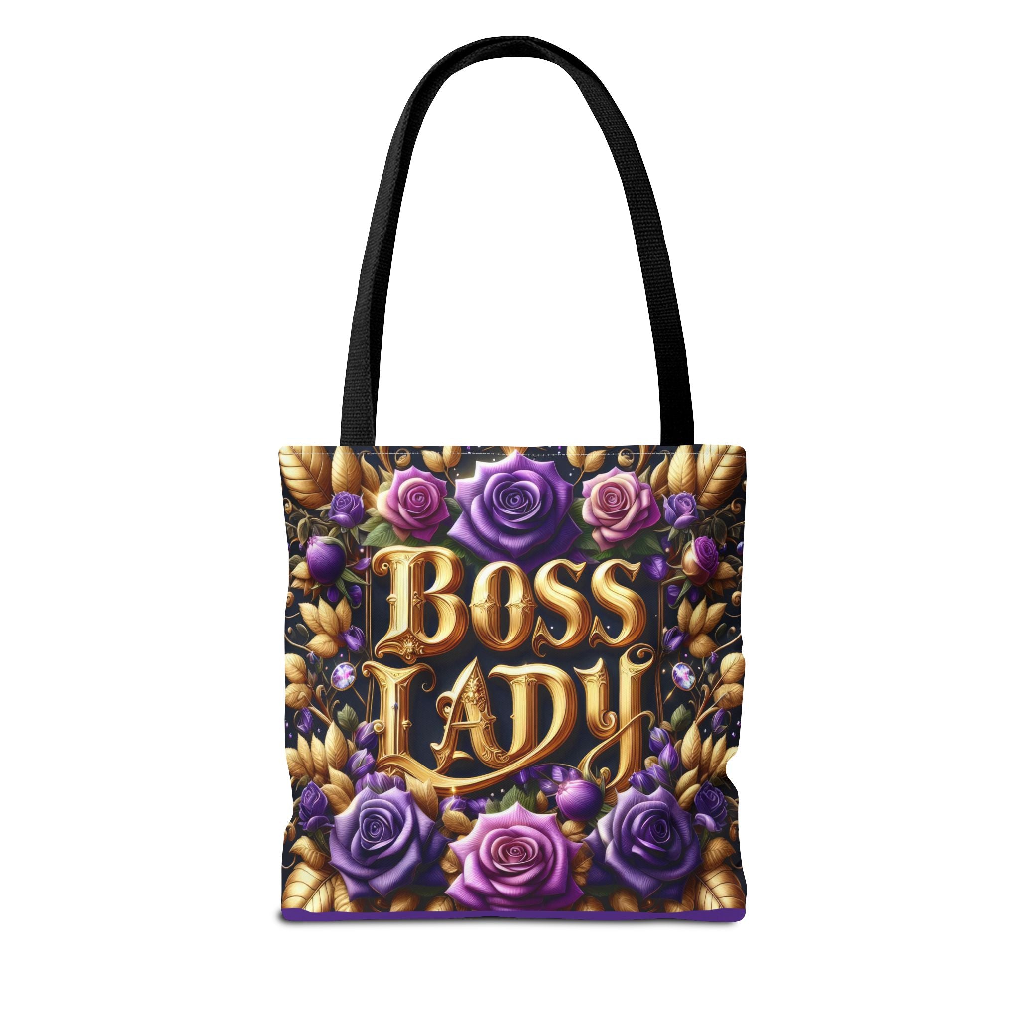 Boss Lady Tote Bag - Stylish Accessory for Empowered Women, Gift for Her, Floral Design, Everyday Use, Business and Casual Chic