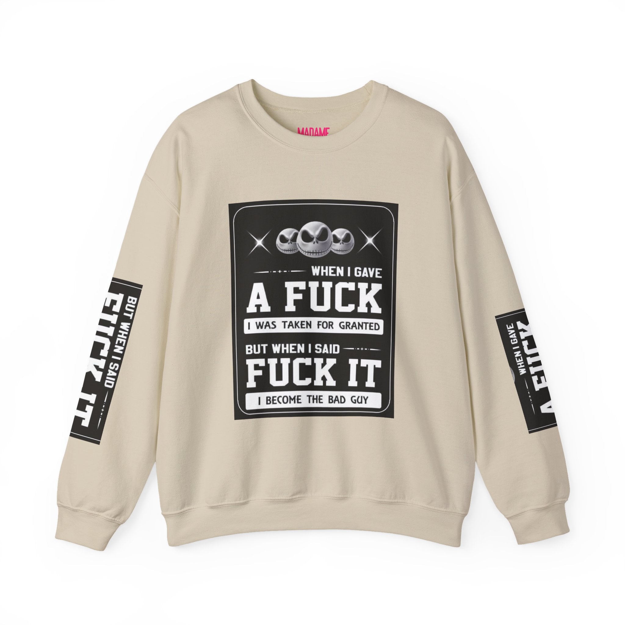 When I Gave a Statement Crewneck Sweatshirt Graphic Sweatshirt, Funny Casual Wear, Gift for Halloween, Unisex Sweater, Sarcasm Fans Apparel