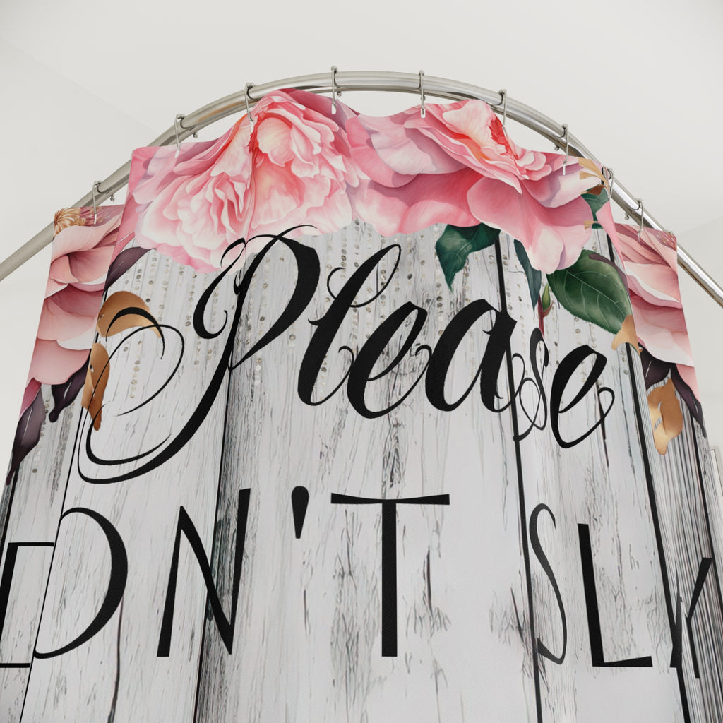 Please Don't Slay My Vibe Respectfully Pink Floral Design