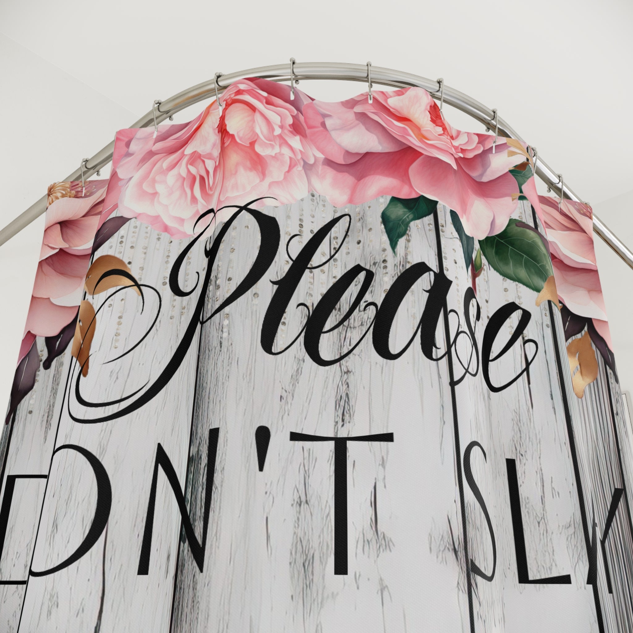 Please Don't Slay My Vibe Respectfully Pink Floral Design
