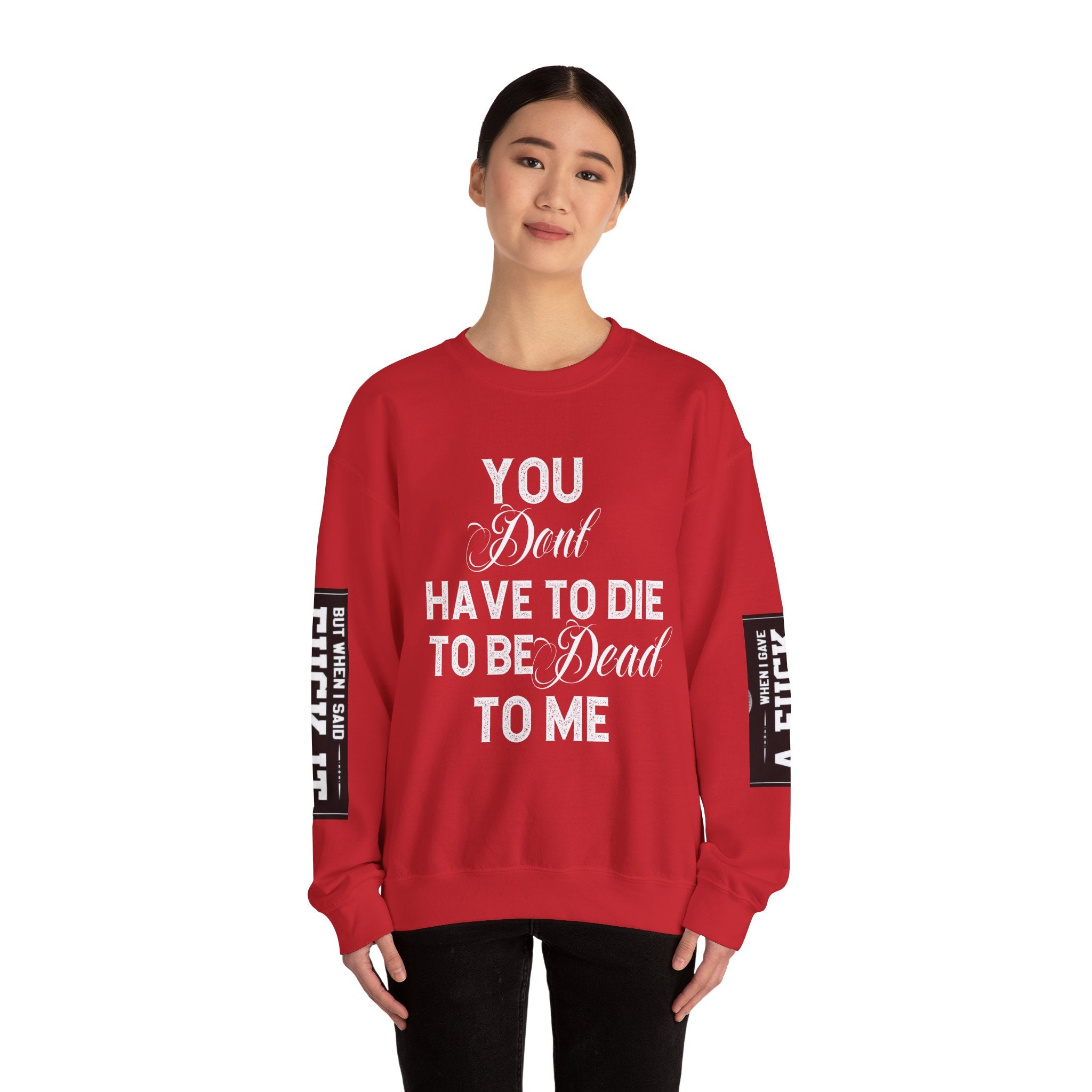 Gothic Sweatshirt, Dark Funny Quote Jumper, Sarcastic Unisex Pullover, Edgy Graphic Sweater, Alternative Streetwear Top, Grunge Clothing,