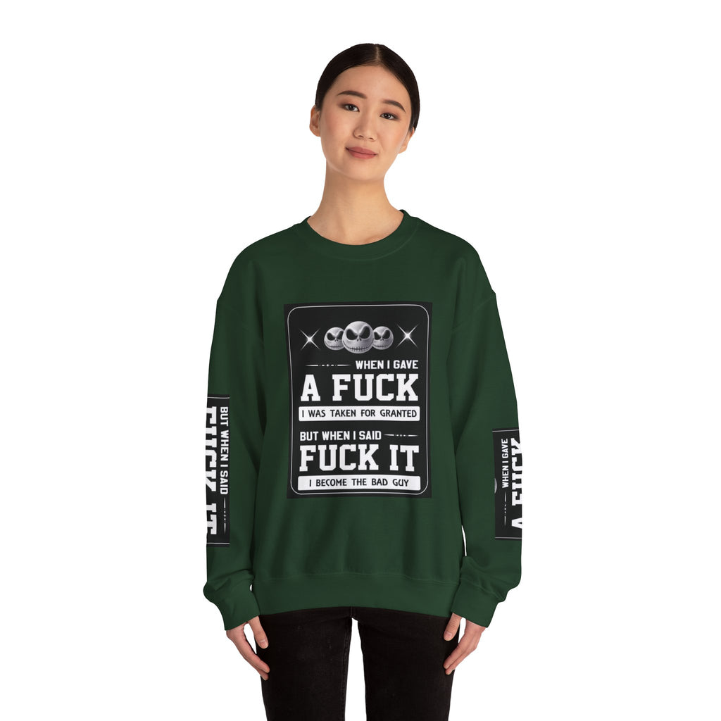 When I Gave a Statement Crewneck Sweatshirt Graphic Sweatshirt, Funny Casual Wear, Gift for Halloween, Unisex Sweater, Sarcasm Fans Apparel