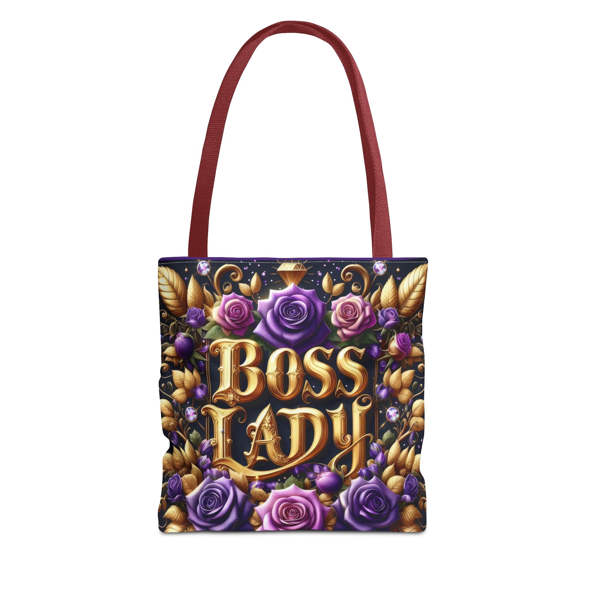 Boss Lady Tote Bag - Stylish Accessory for Empowered Women, Gift for Her, Floral Design, Everyday Use, Business and Casual Chic