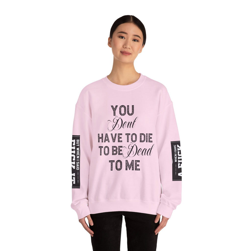 Gothic Sweatshirt, Dark Funny Quote Jumper, Sarcastic Unisex Pullover, Edgy Graphic Sweater, Alternative Streetwear Top, Grunge Clothing,