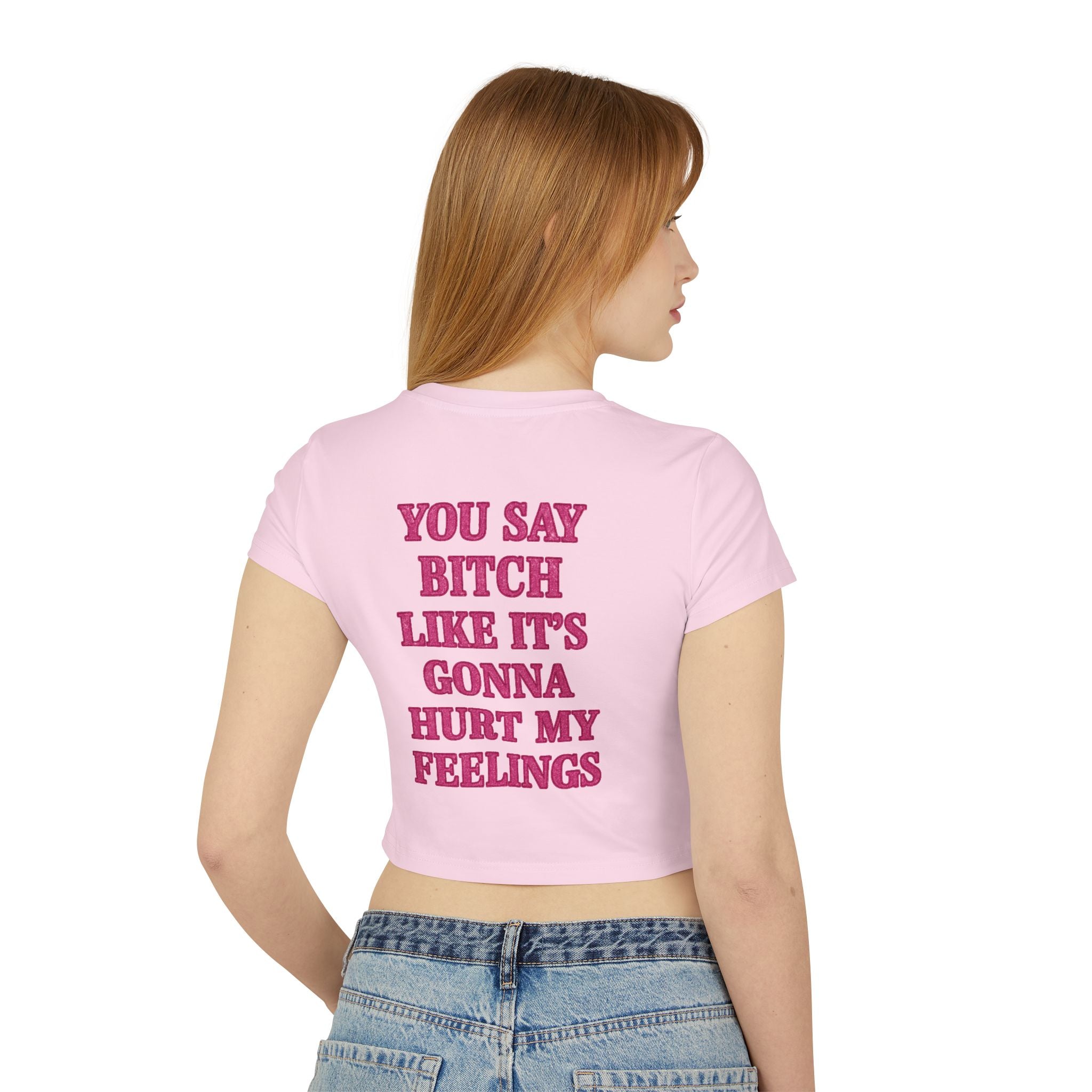 Sassy Women's Baby Tee: Trendy Graphic Crop Top, Perfect for Casual Wear, Self-Expression, Gifts, Birthdays, Girls Night Out
