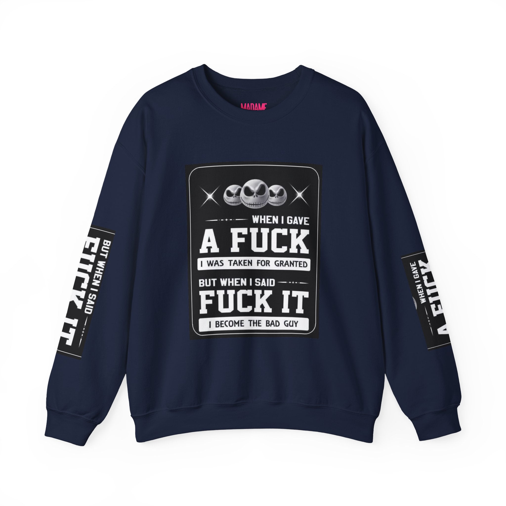 When I Gave a Statement Crewneck Sweatshirt Graphic Sweatshirt, Funny Casual Wear, Gift for Halloween, Unisex Sweater, Sarcasm Fans Apparel