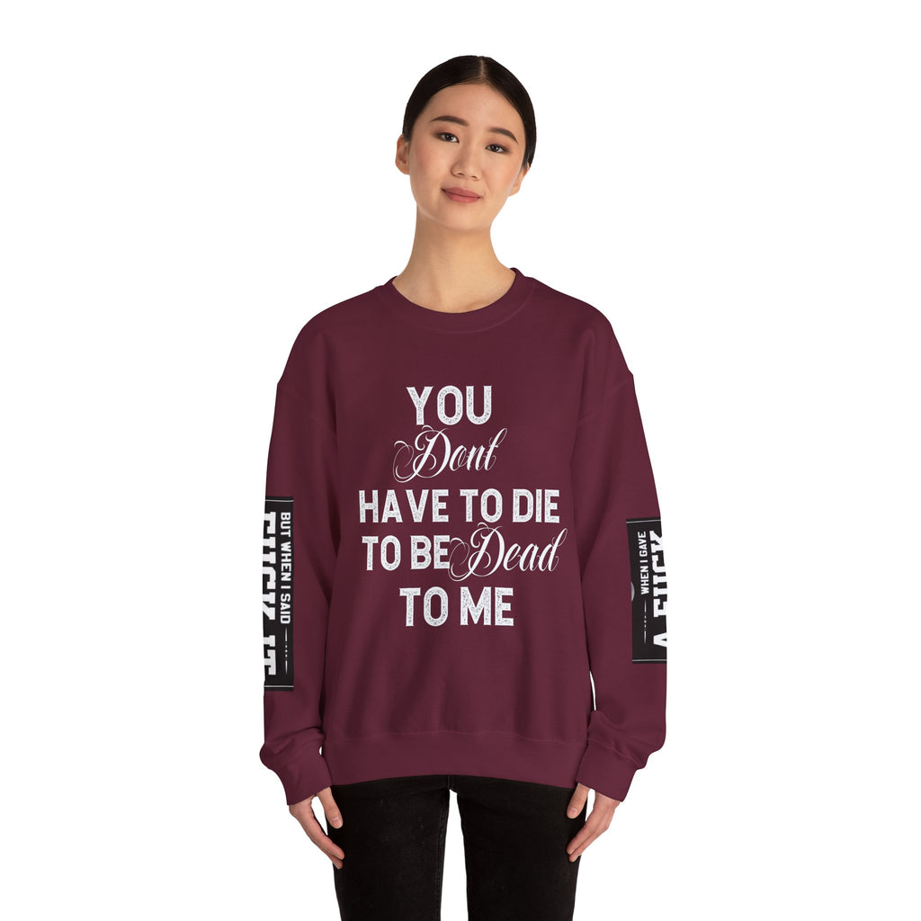 Gothic Sweatshirt, Dark Funny Quote Jumper, Sarcastic Unisex Pullover, Edgy Graphic Sweater, Alternative Streetwear Top, Grunge Clothing,