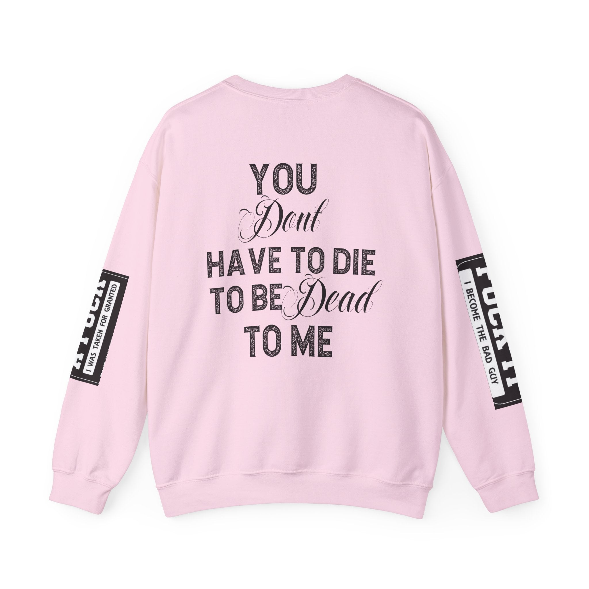 Gothic Sweatshirt, Dark Funny Quote Jumper, Sarcastic Unisex Pullover, Edgy Graphic Sweater, Alternative Streetwear Top, Grunge Clothing,