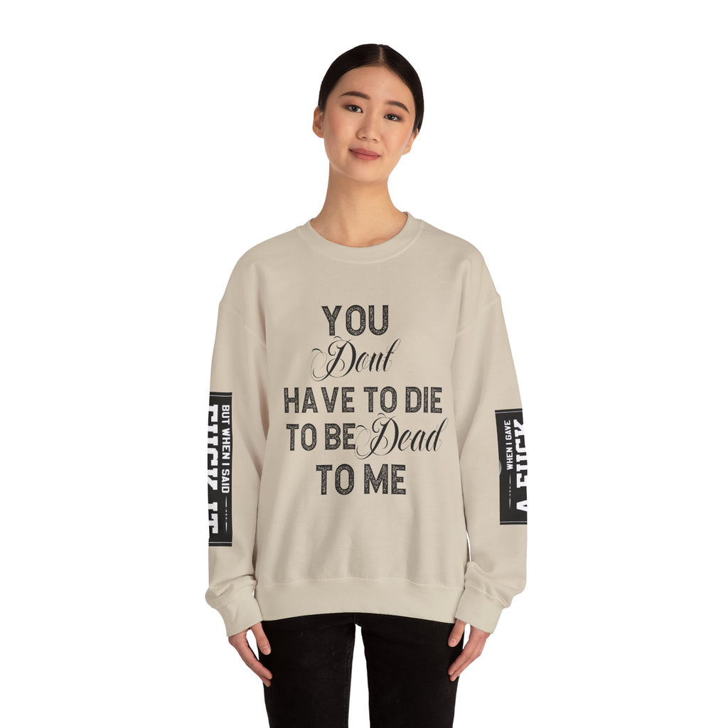 Gothic Sweatshirt, Dark Funny Quote Jumper, Sarcastic Unisex Pullover, Edgy Graphic Sweater, Alternative Streetwear Top, Grunge Clothing,
