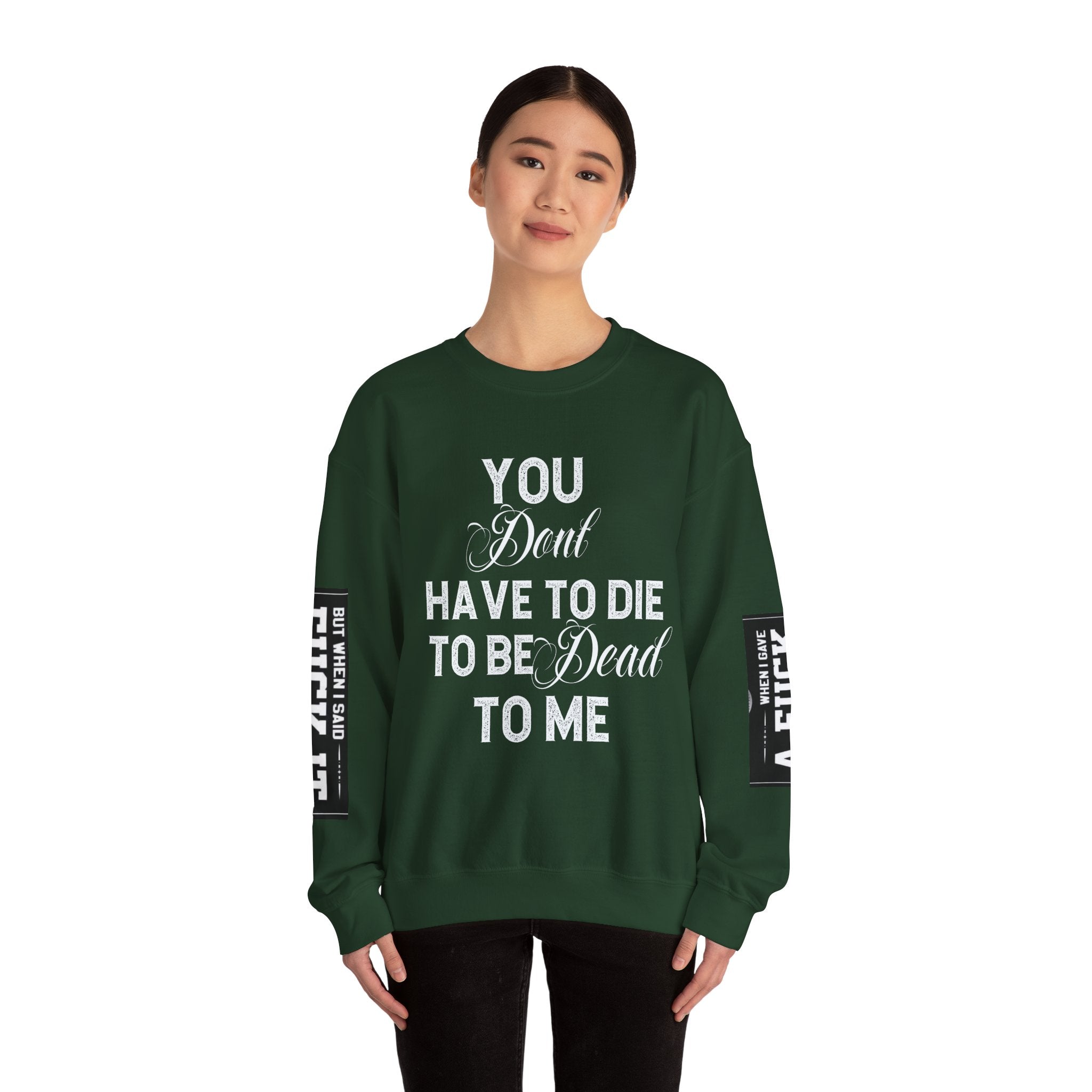 Gothic Sweatshirt, Dark Funny Quote Jumper, Sarcastic Unisex Pullover, Edgy Graphic Sweater, Alternative Streetwear Top, Grunge Clothing,
