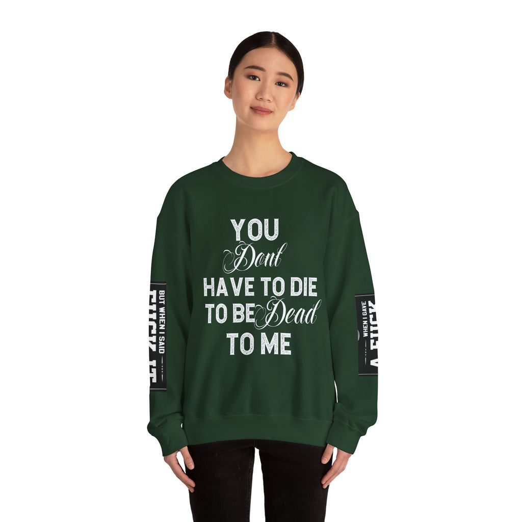 Gothic Sweatshirt, Dark Funny Quote Jumper, Sarcastic Unisex Pullover, Edgy Graphic Sweater, Alternative Streetwear Top, Grunge Clothing,