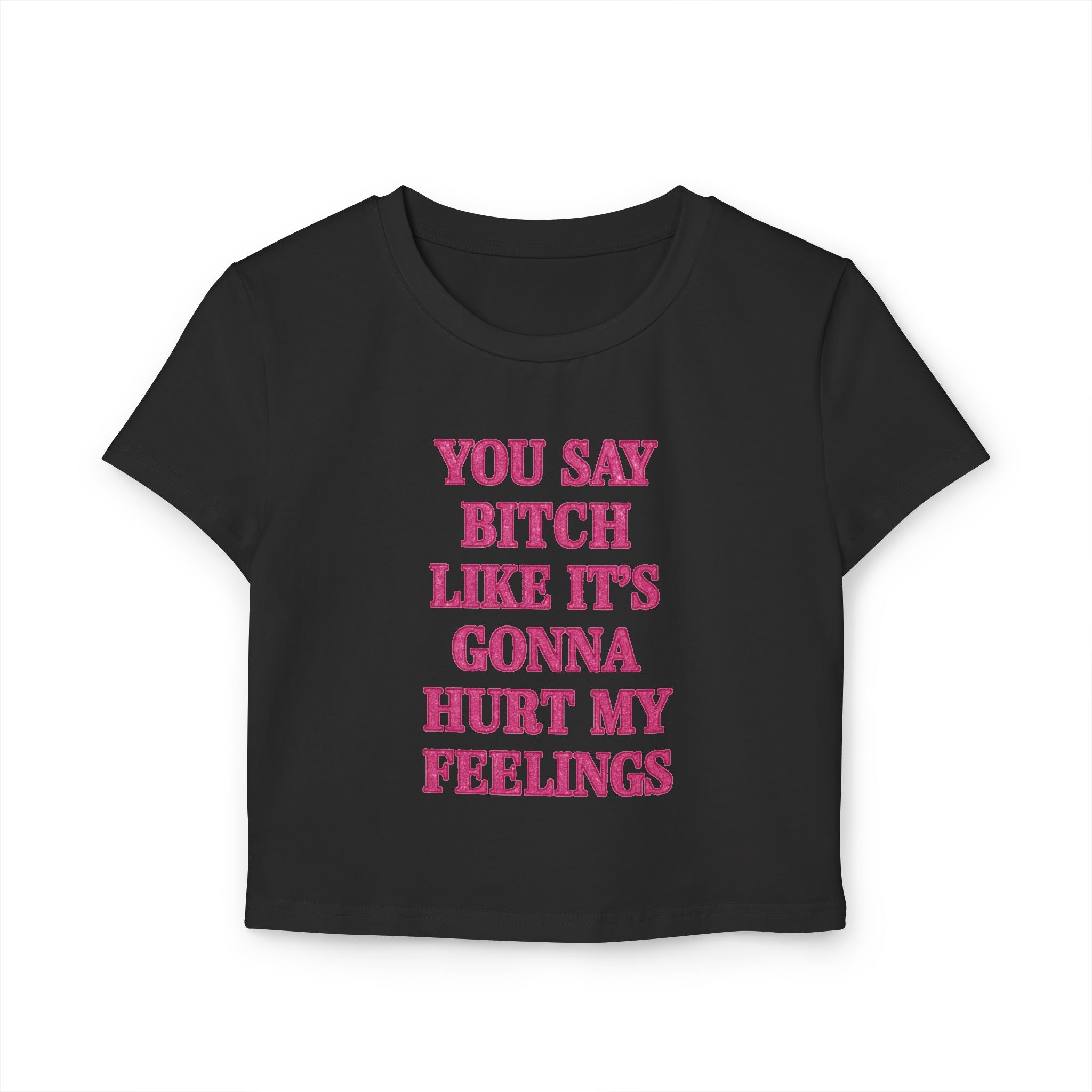Sassy Women's Baby Tee: Trendy Graphic Crop Top, Perfect for Casual Wear, Self-Expression, Gifts, Birthdays, Girls Night Out