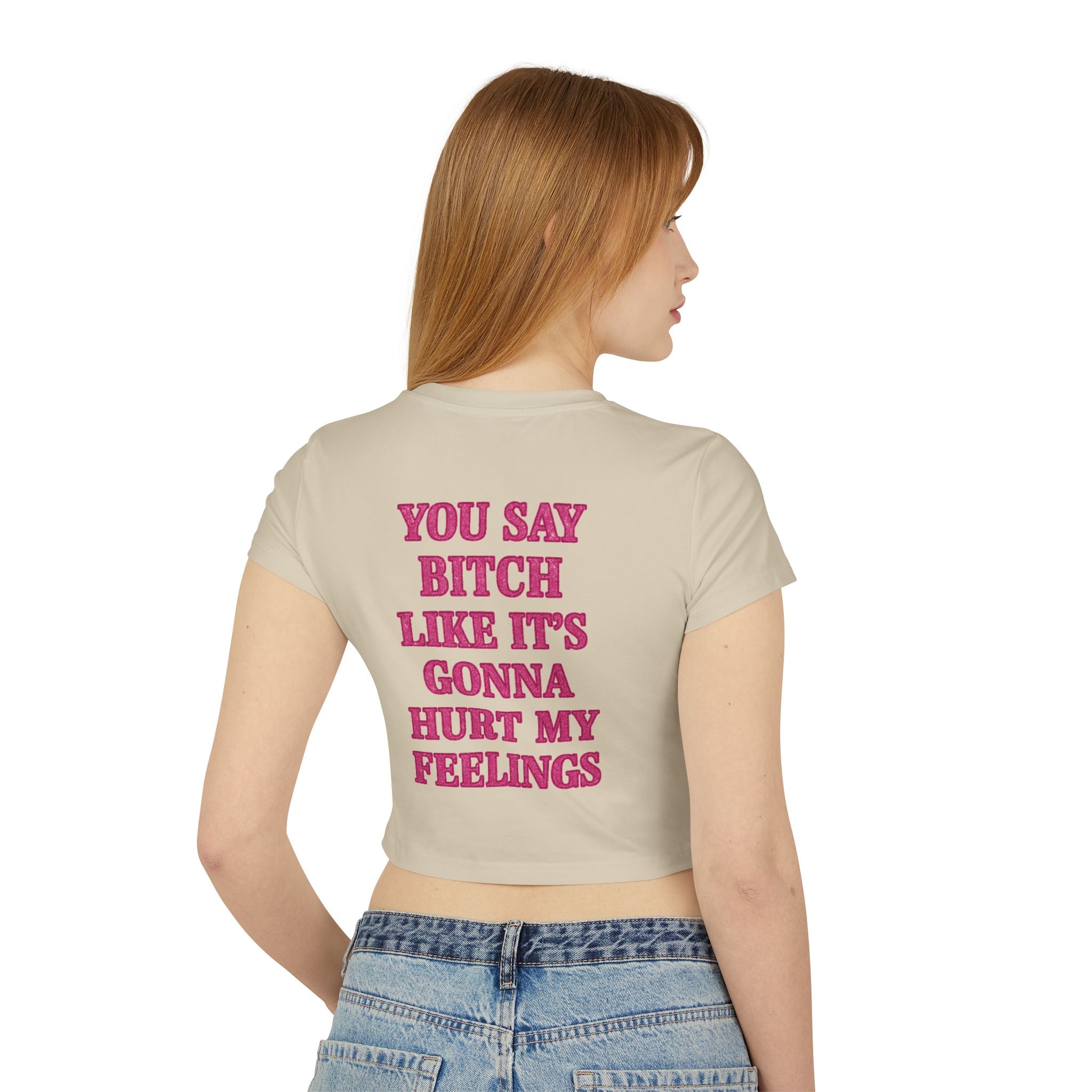 Sassy Women's Baby Tee: Trendy Graphic Crop Top, Perfect for Casual Wear, Self-Expression, Gifts, Birthdays, Girls Night Out