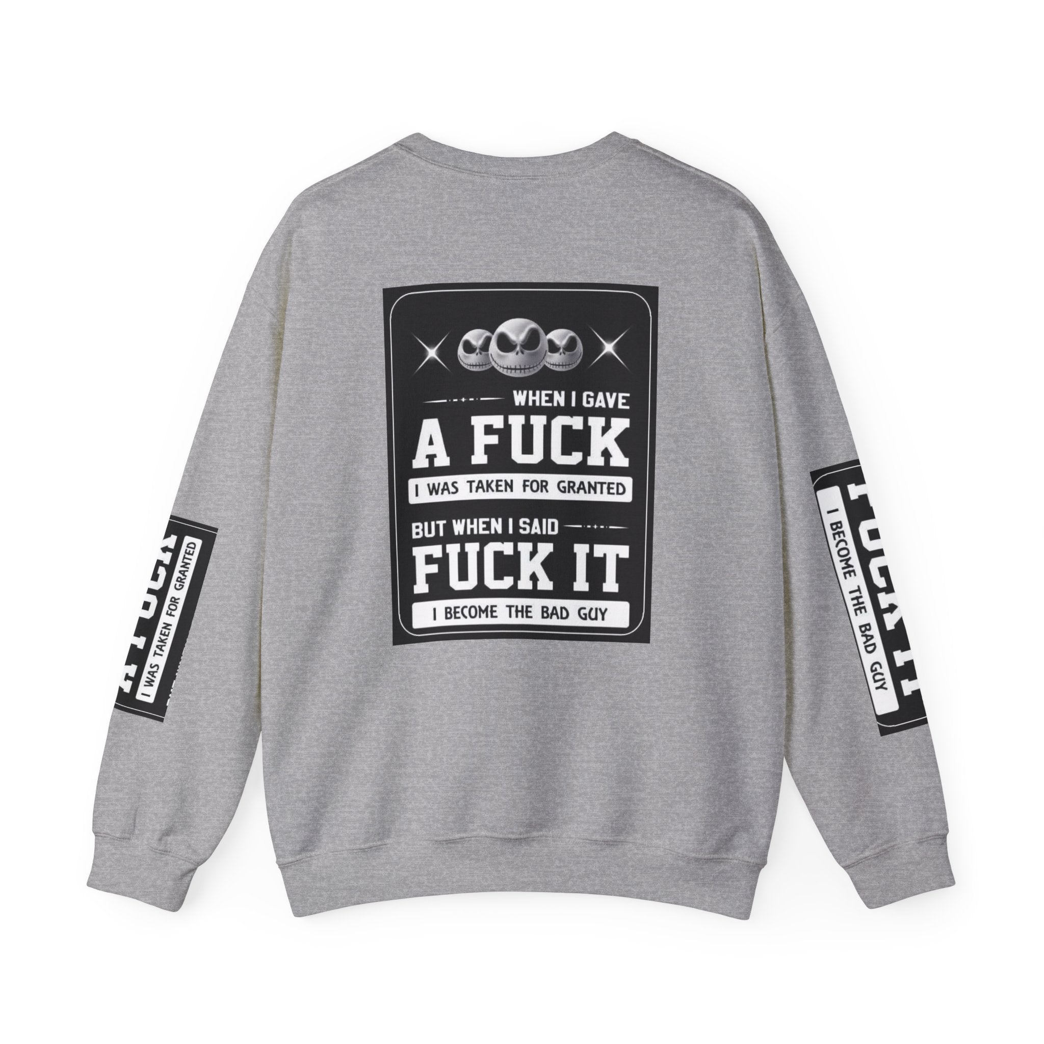 When I Gave a Statement Crewneck Sweatshirt Graphic Sweatshirt, Funny Casual Wear, Gift for Halloween, Unisex Sweater, Sarcasm Fans Apparel