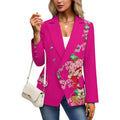 Retro Strawberry Shortcake Pink Blazer – Vintage Cartoon Chic Statement Jacket Small - 7XL