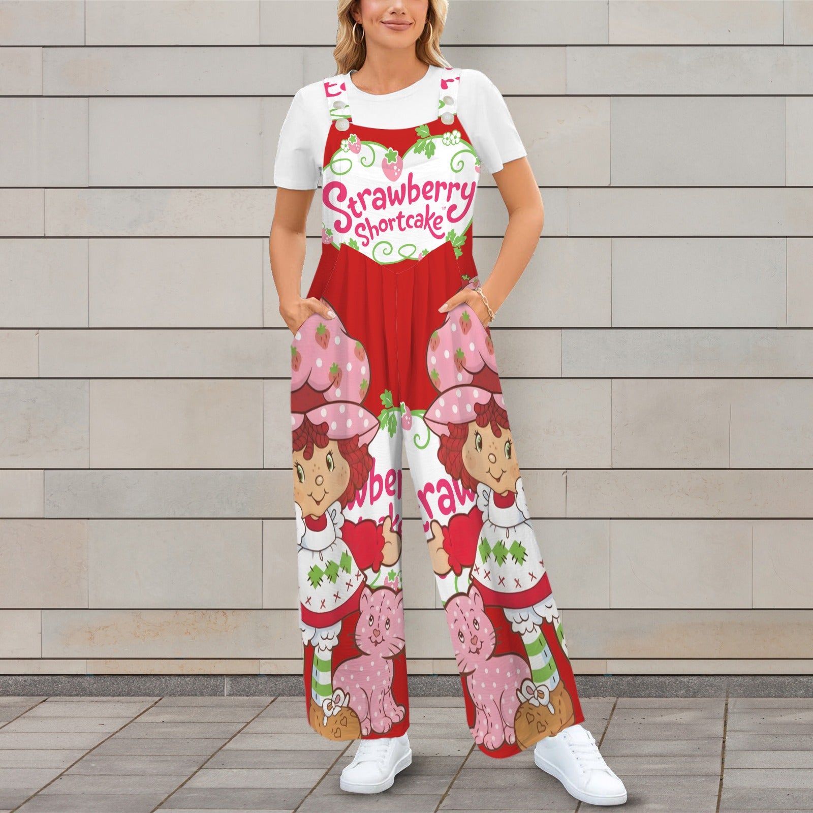 Strawberry Shortcake Overall Jumper Small - 5XL