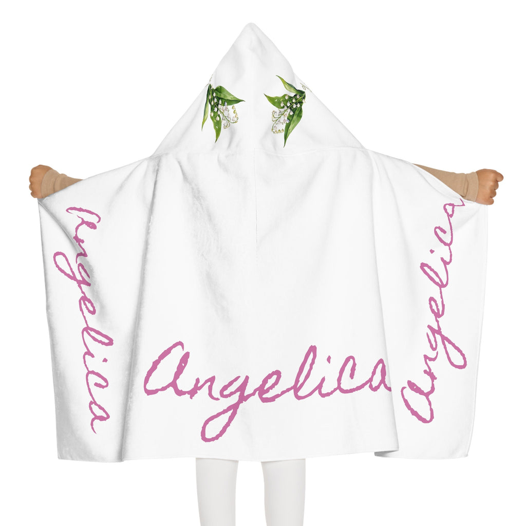 Personal Birth flower Child's Hooded Towel