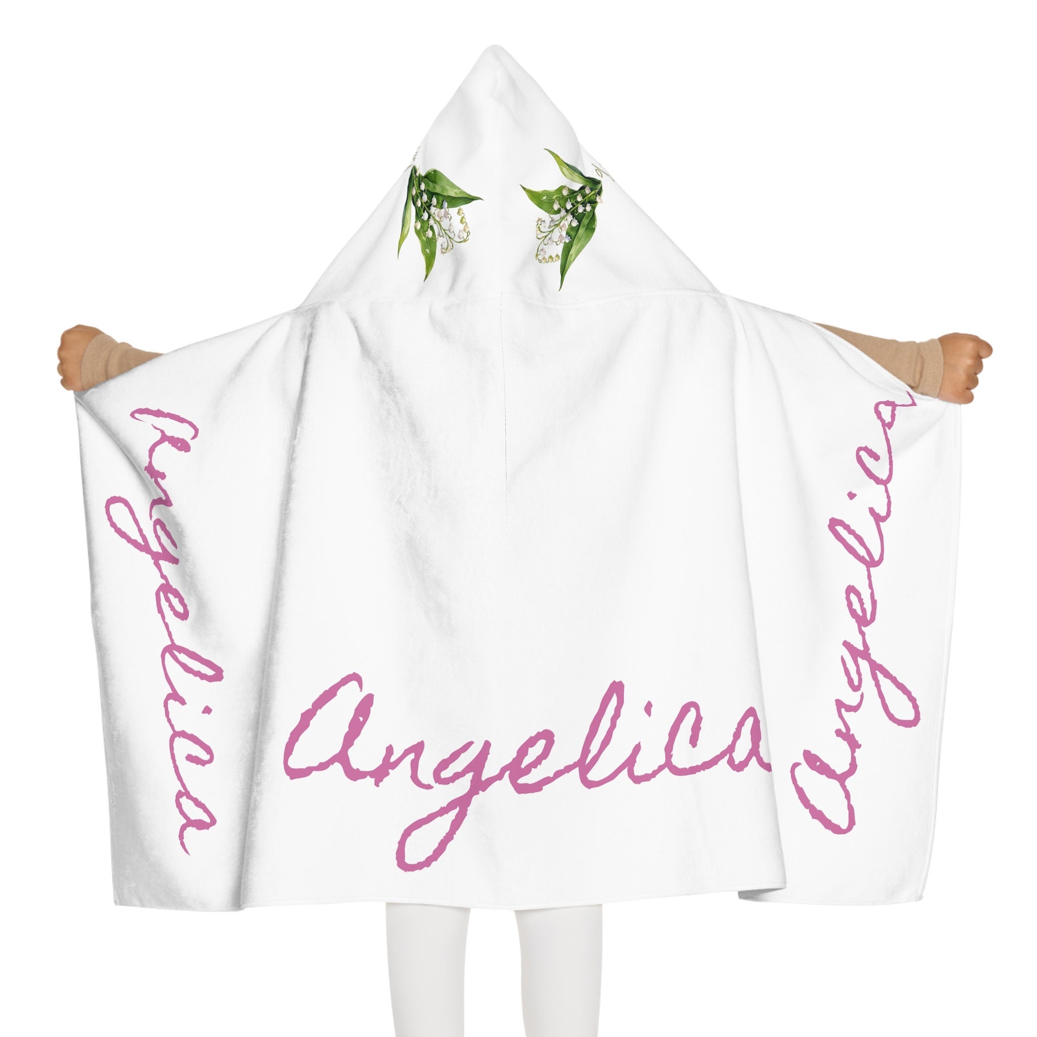 Personal Birth flower Child's Hooded Towel