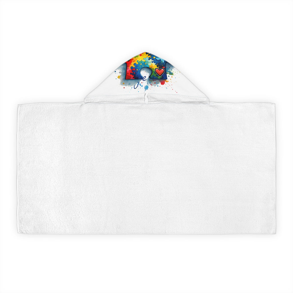 Personalized Autism Child's Hooded Towel