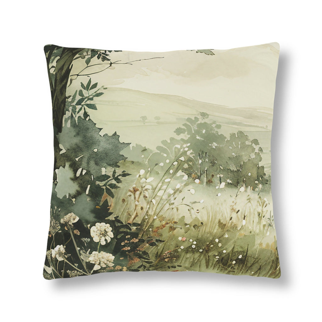 The Countryside Water color Waterproof Pillow