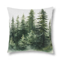 Pine Trees in Watercolor Waterproof Pillow