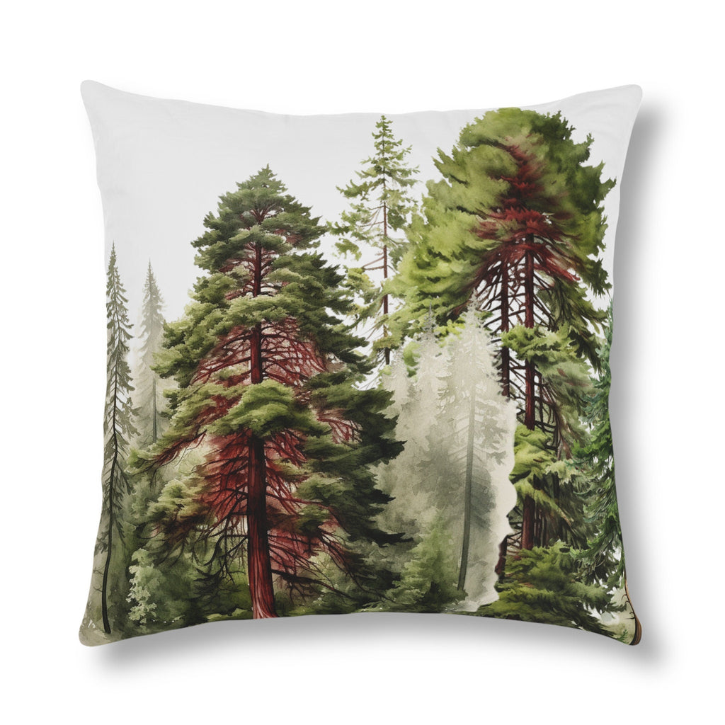 California Redwoods Waterproof Throw Pillow
