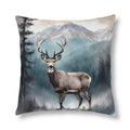 Buck in Blue Mountain Mist Waterproof Pillow