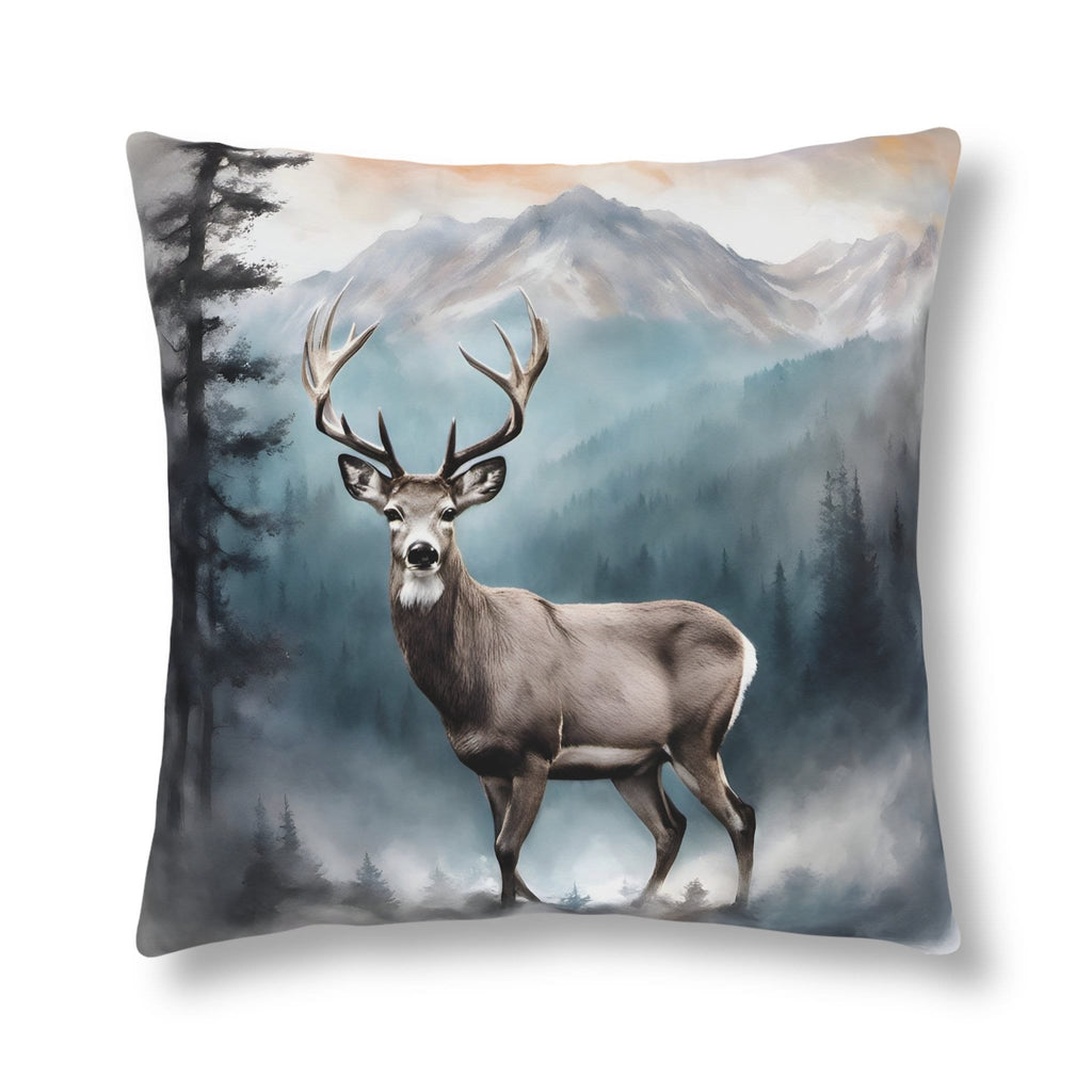 Buck in Blue Mountain Mist Waterproof Pillow