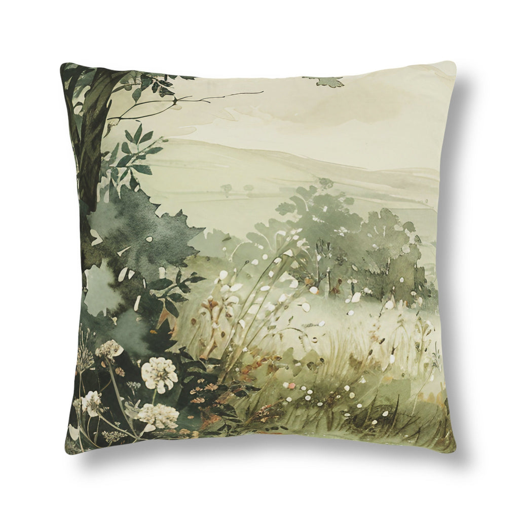 The Countryside Water color Waterproof Pillow